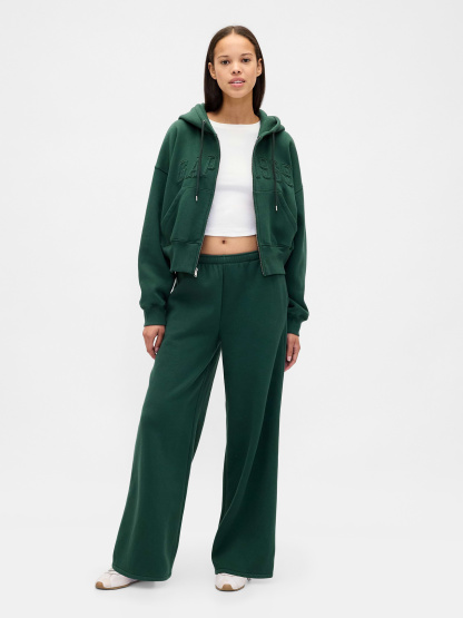 VintageSoft Baggy Sweatpants - Deep hunter green