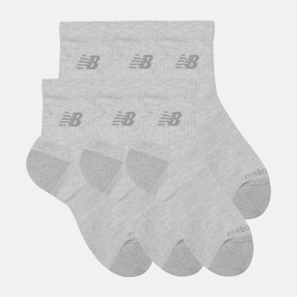 New Balance Active QTR Socks 6 Pack, LAS65202AGT