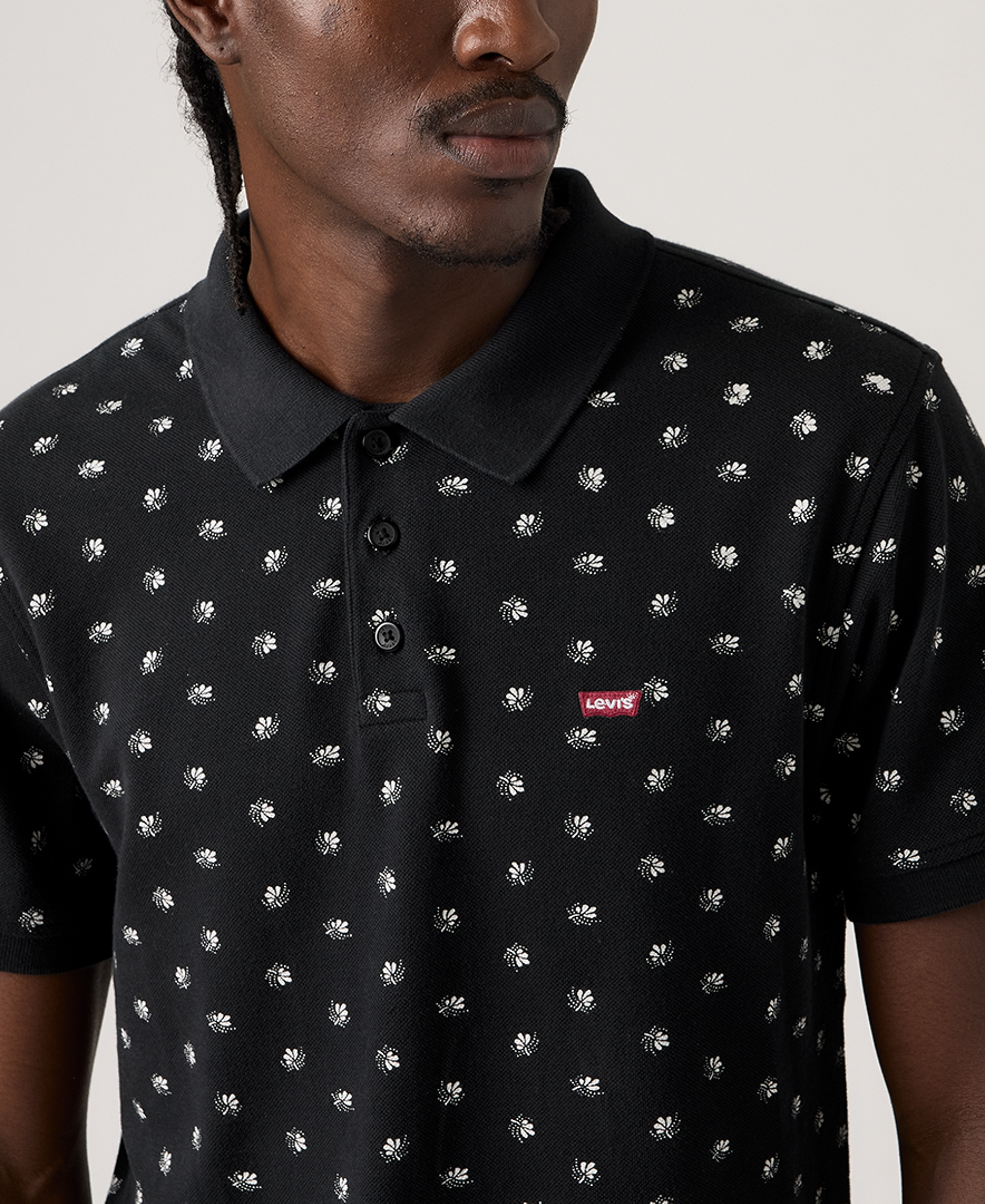 Levi's Men's Housemark Regular-Fit Polo Shirt - Black