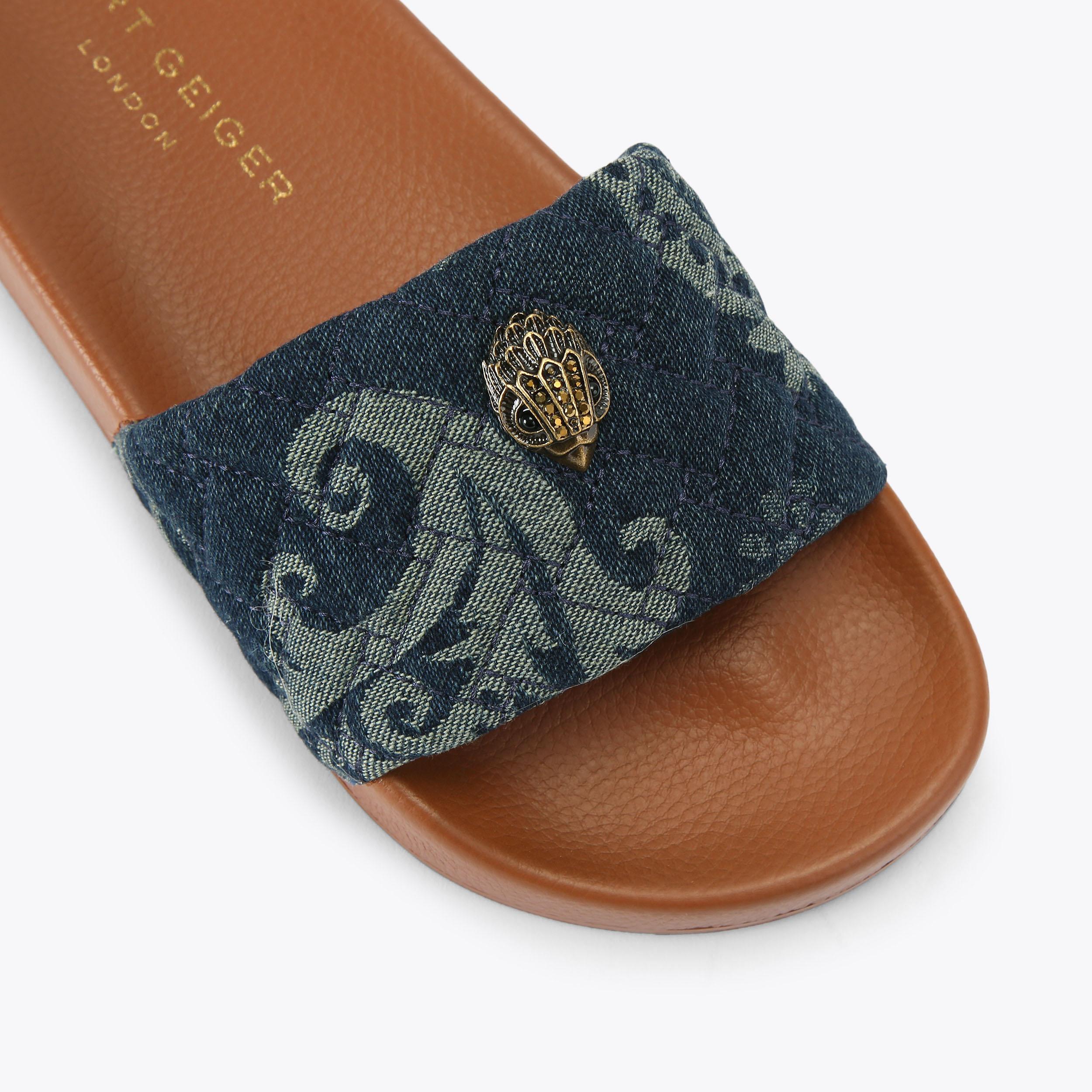 Kurt Geiger London Meena Eagle Slide - Blue - view 5