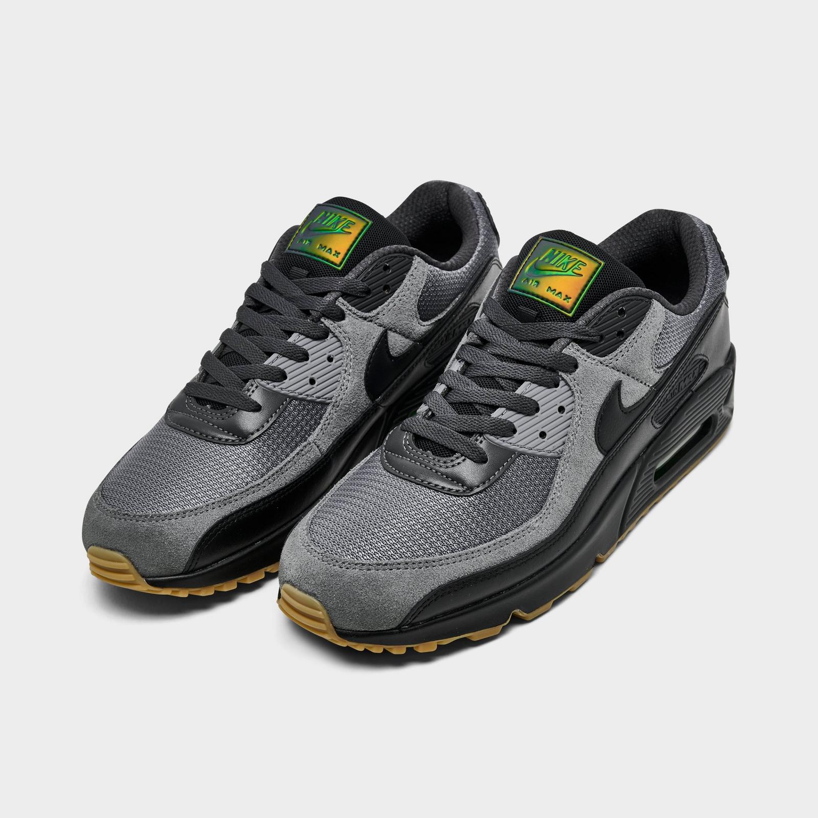 Men's Nike Air Max 90 Casual Shoes - Smoke Grey/Black/Anthracite (IQ0580-084)