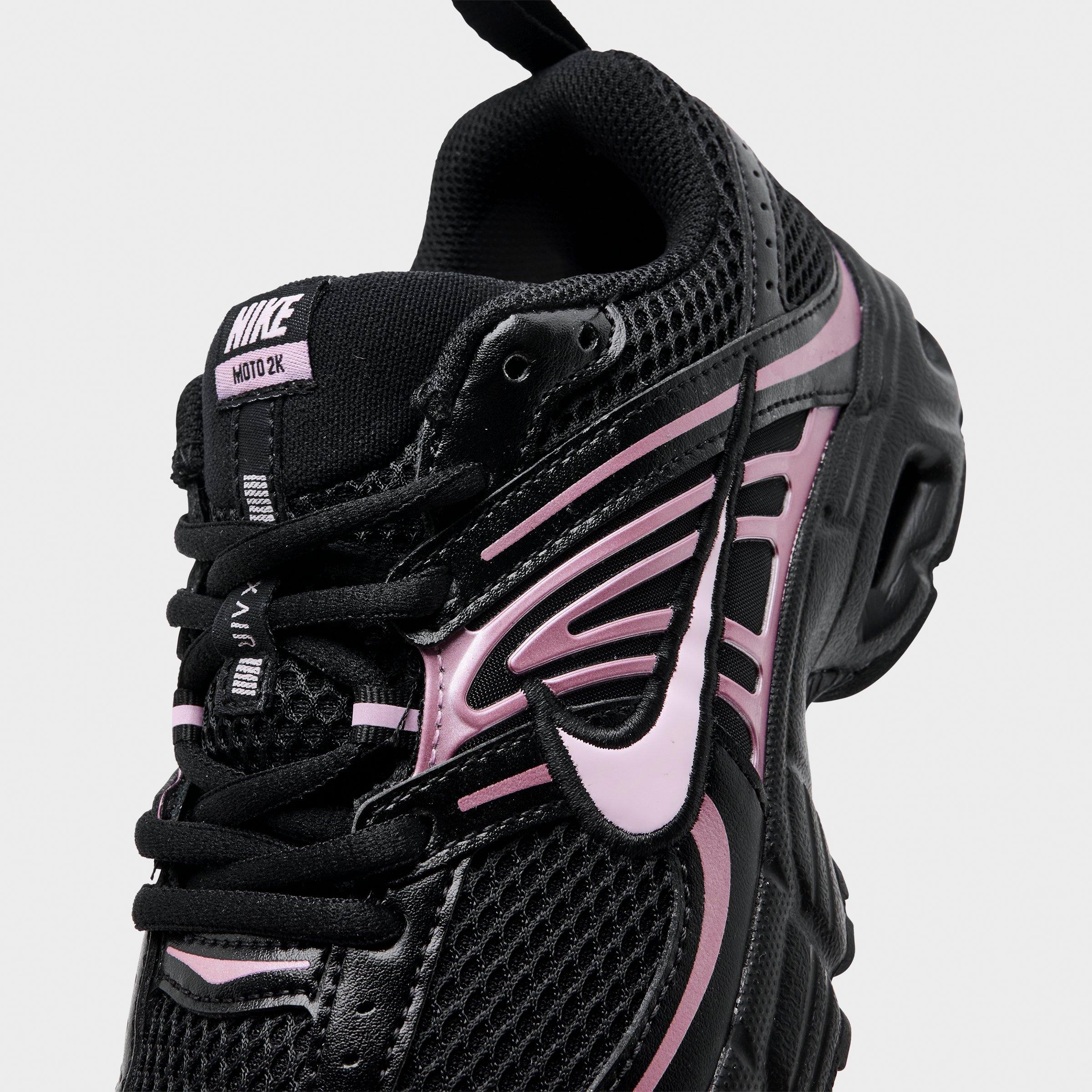 Little Kids' Nithtke Air Max Moto 2K Casual Shoes - Black/Pink Foam/Pink - Detail shot