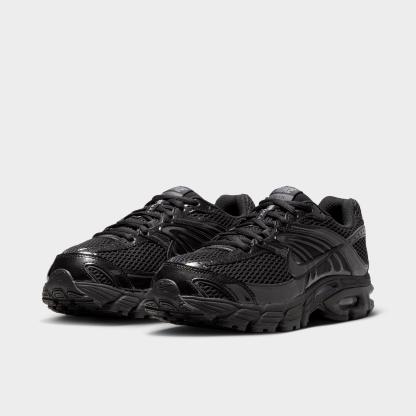 Women's Nithtke Air Max Moto 2K Casual Shoes - Part 1 - Black/Iron Grey/Metallic Silver/Black - Both shoes facing left