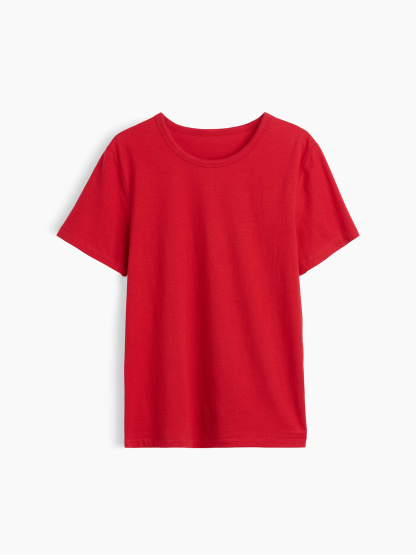 Organic Cotton VintageSoft T-Shirt - Modern red