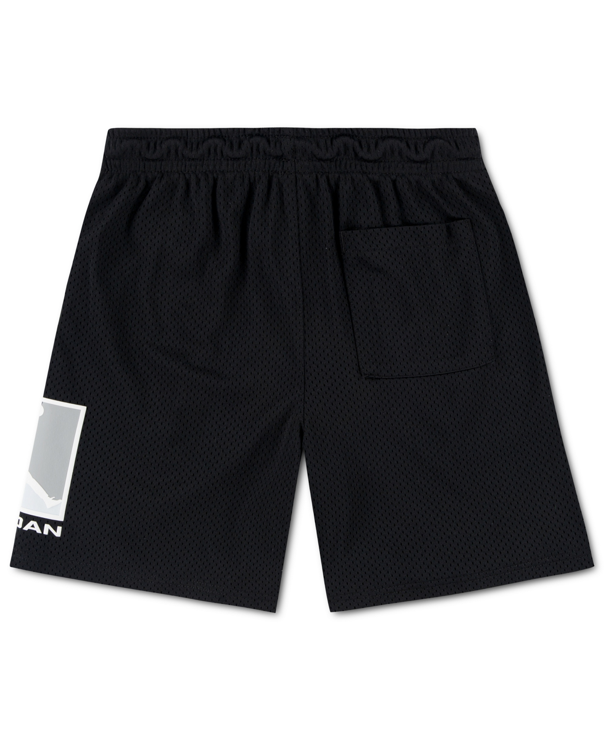 Jordan Boys' 8-20 Pull-On Mesh Shorts - Black