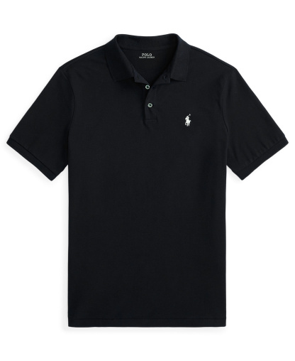 Polo Ralph Lauren Men's Classic-Fit Stretch Mesh Polo Shirt - Polo Black/Smoke