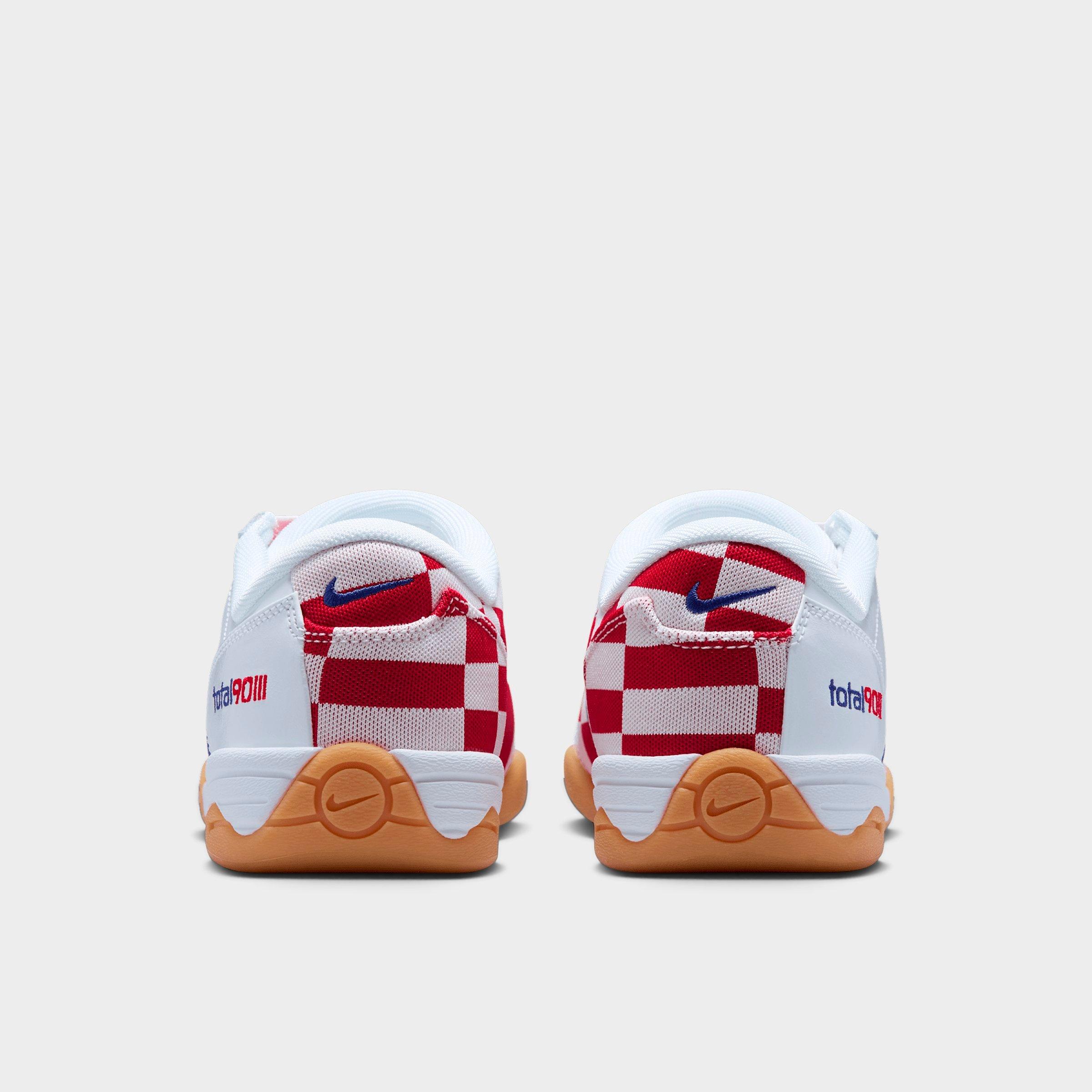 Men's Nithtke Total 90 Casual Shoes - Part 1 - White/University Red/Gum Yellow/Deep Royal Blue - Back view
