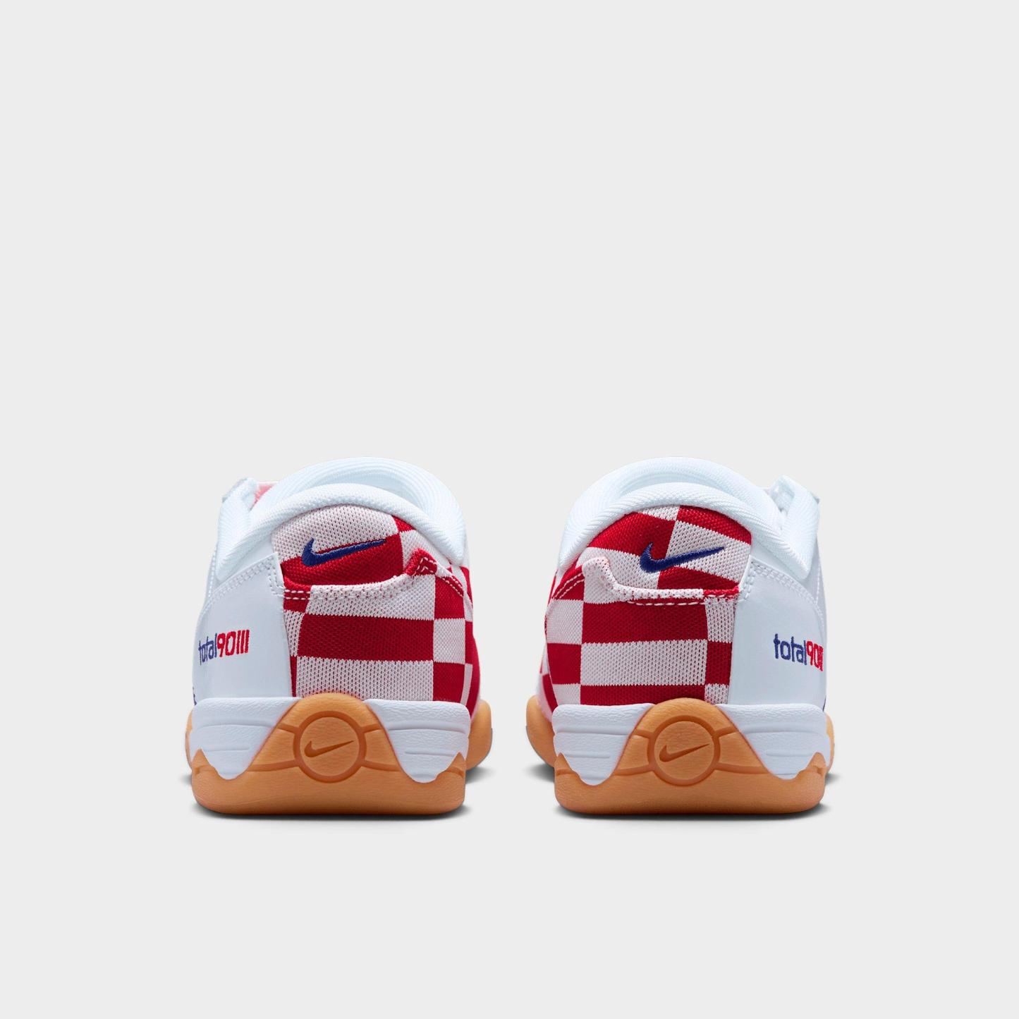 Men's Nithtke Total 90 Casual Shoes - Part 1 - White/University Red/Gum Yellow/Deep Royal Blue - Back view