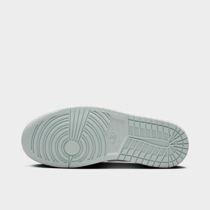 Women's Air Jordan Retro 1 Low Casual Shoes - Sail/Aura/Muslin/Jade Aura - view 6