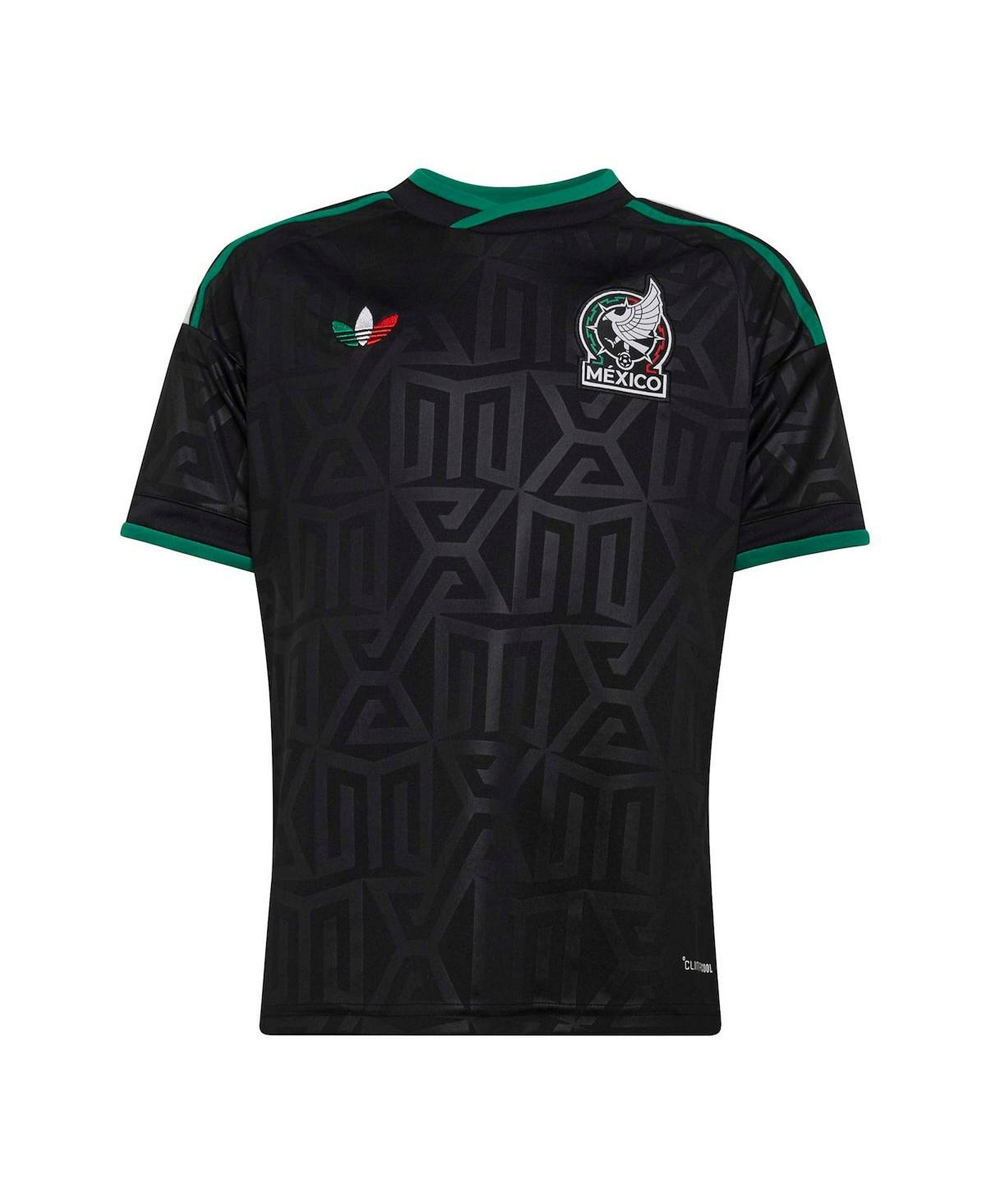 adidas Big Boys and Girls Black Mexico National Team 2026 Third Replica Jersey - Black