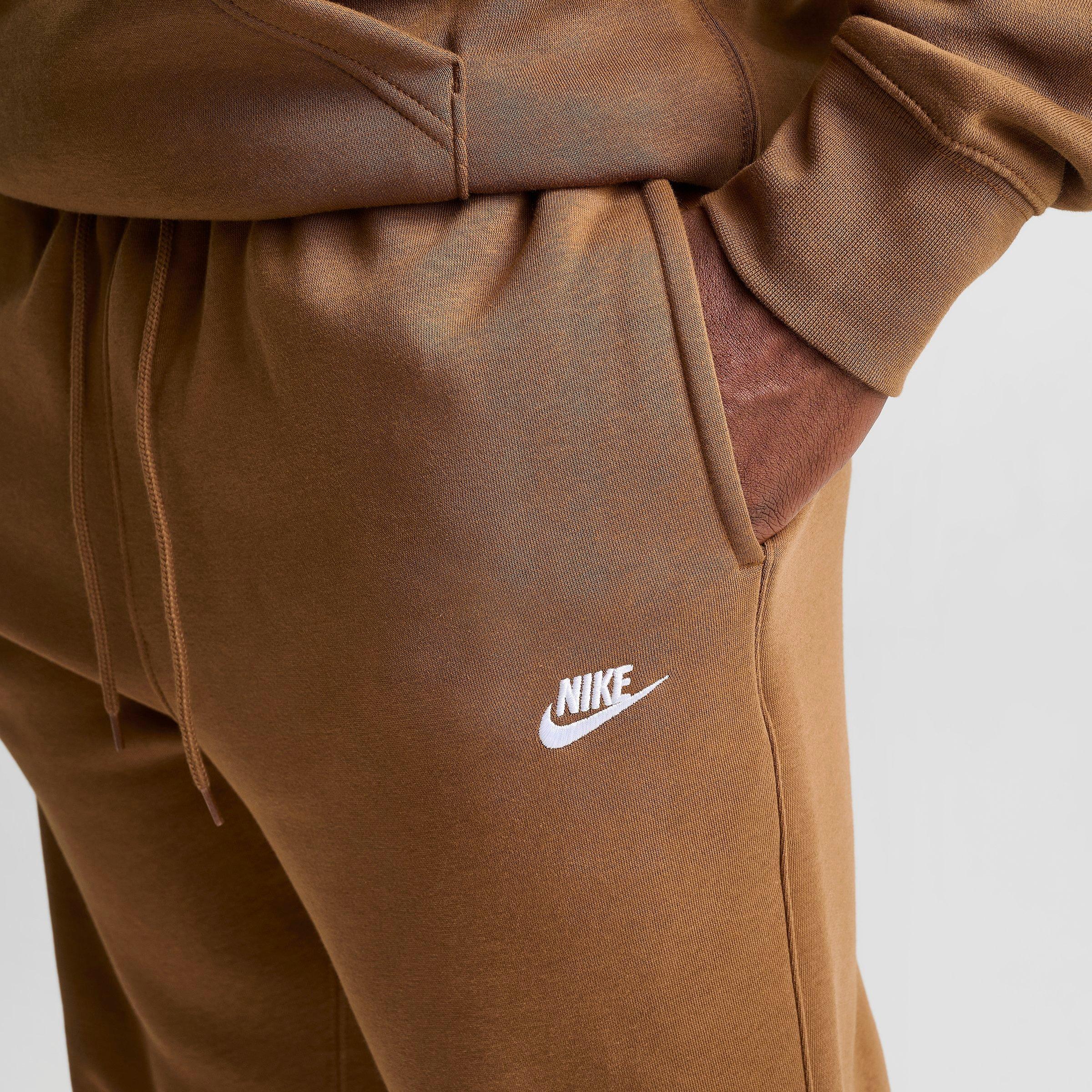 Men's Nithtke Club Fleece Premium Jogger Pants - Part 1 - Ale Brown/Ale Brown/White
