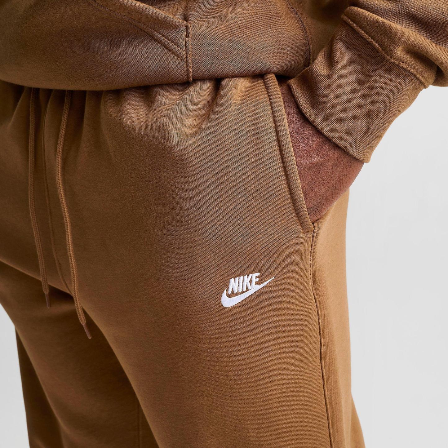 Men's Nithtke Club Fleece Premium Jogger Pants - Part 1 - Ale Brown/Ale Brown/White