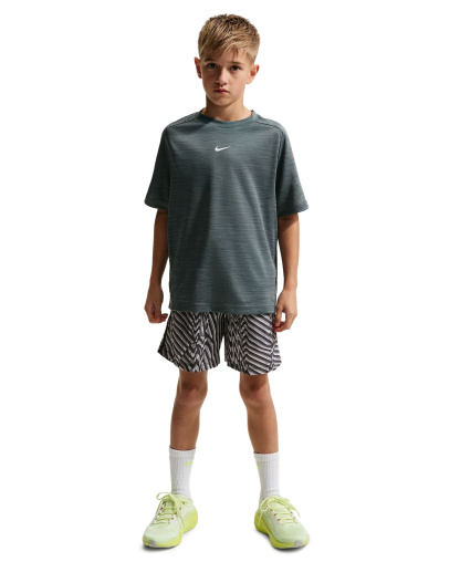 Nike Boys' 8-20 Dri-FIT Woven Training Shorts - Black/White