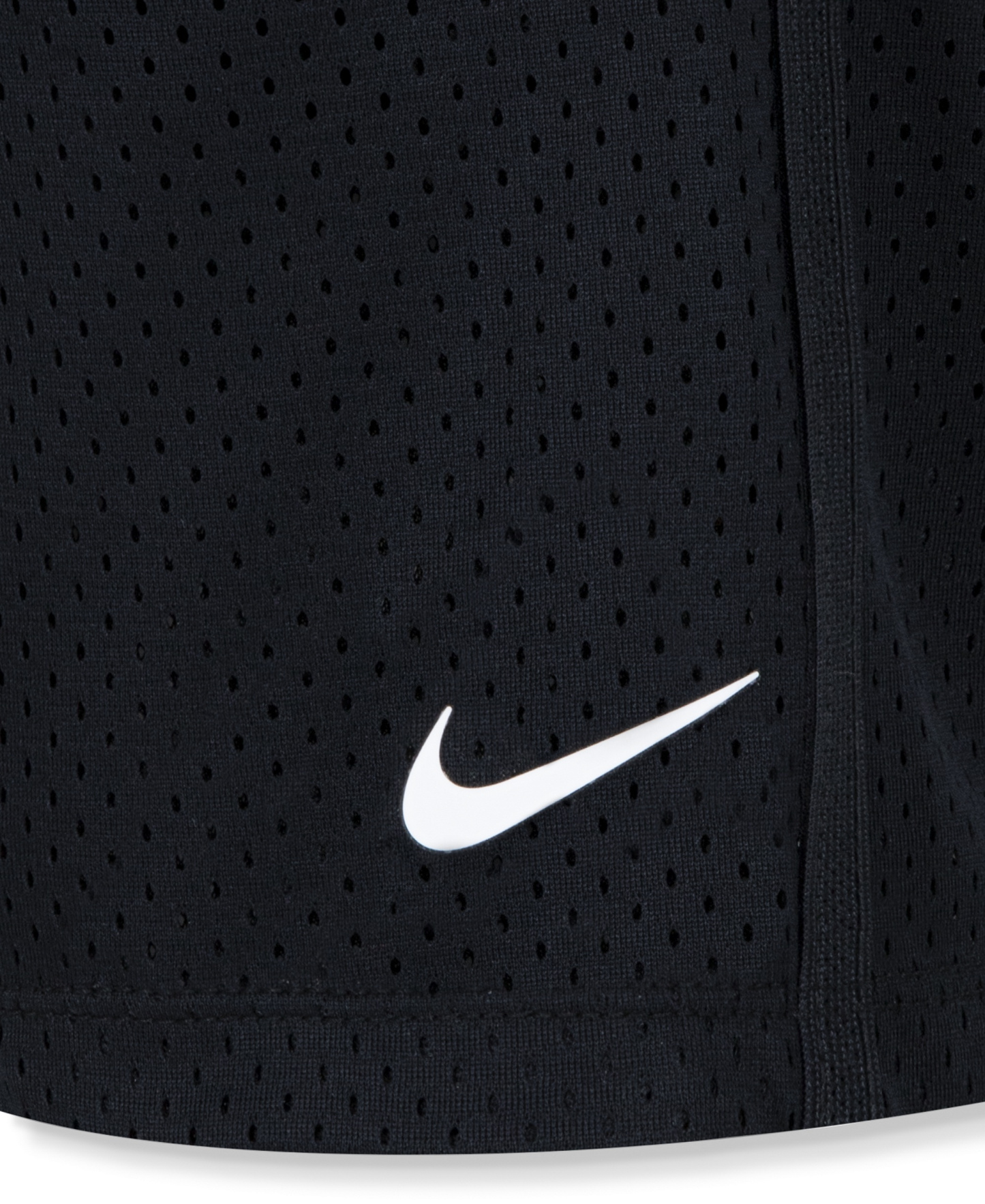 Nike Boys' 4-7 Dri-FIT Logo Mesh Pull-On Shorts - Black