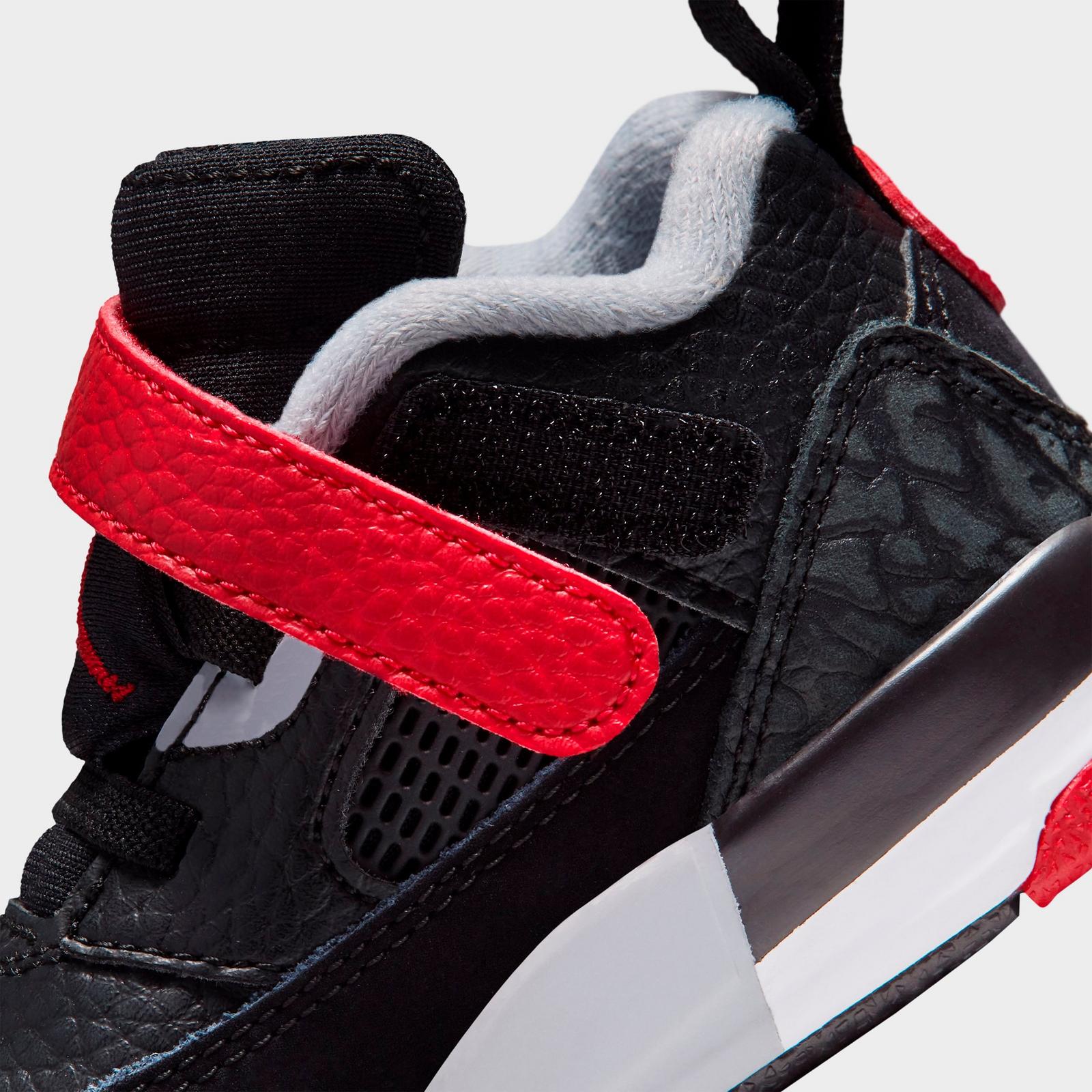 Kids' Toddler Jordan Spizike Low Casual Shoes - Black/Wolf Grey/White/Gym Red - view 3