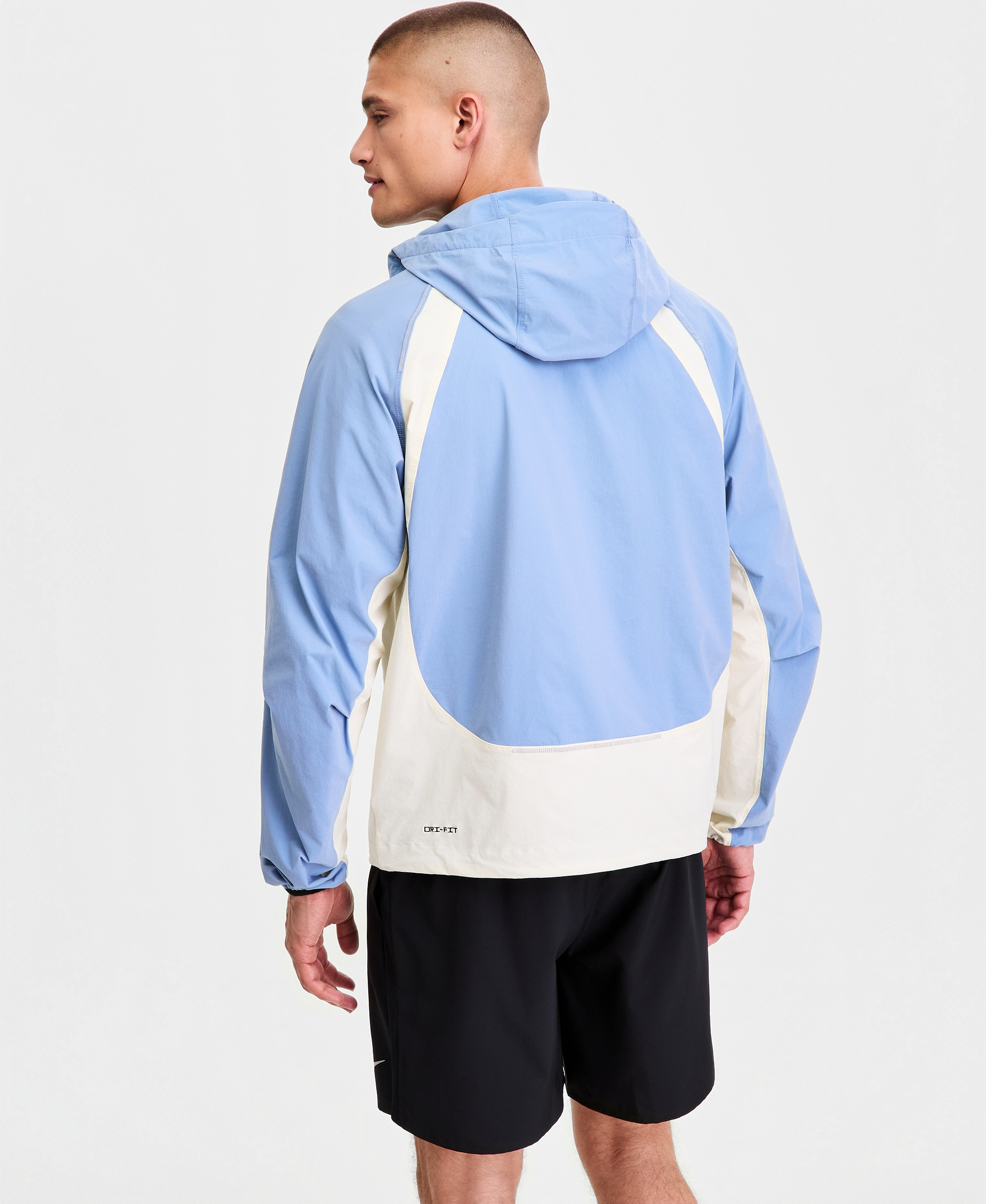 Nike Men's Tech Dri-FIT Full-Zip Windrunner Jacket - Black/Obsidian
