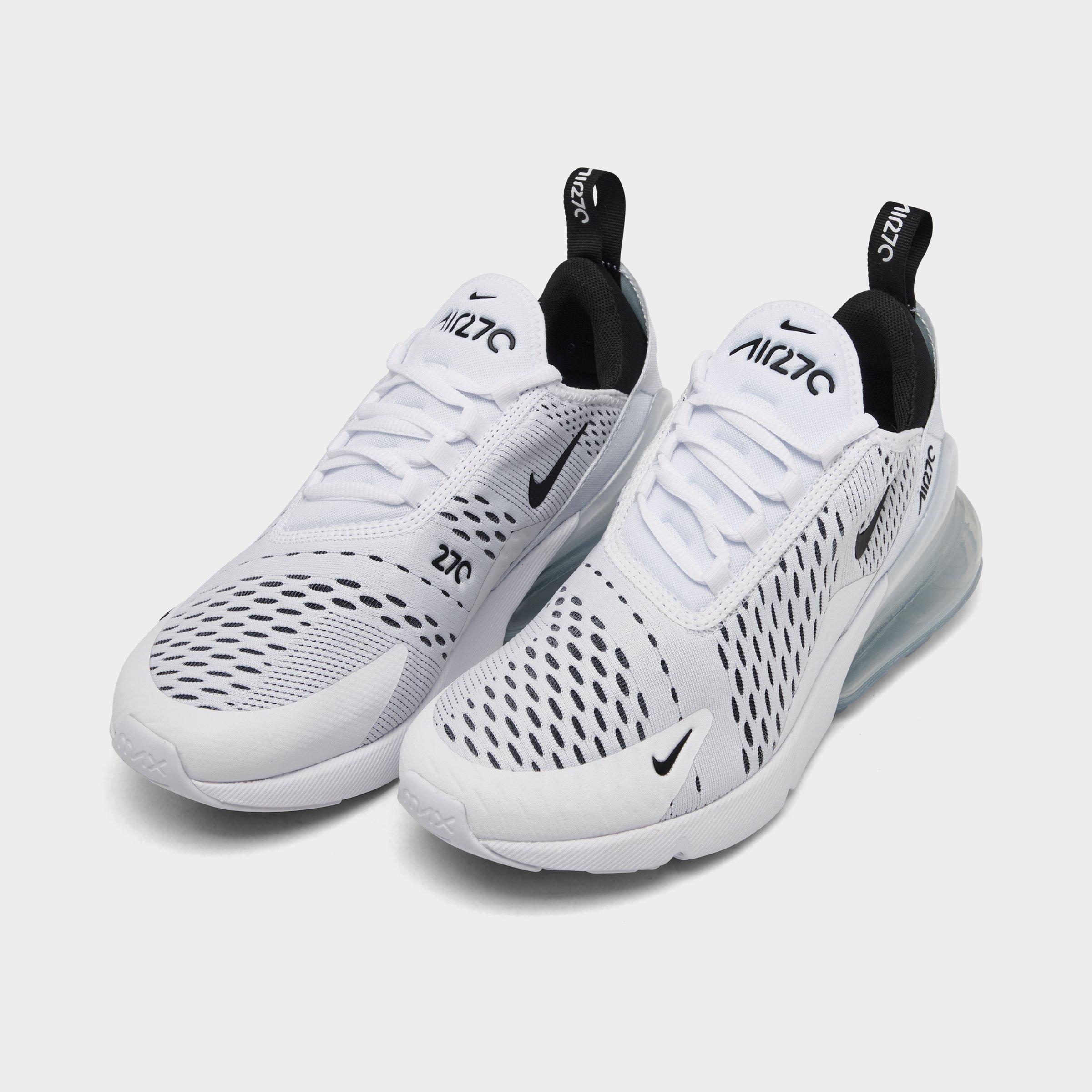 Women's Nithtke Air Max 270 Casual Shoes - Part 1 - White/Black/White - Both shoes facing left