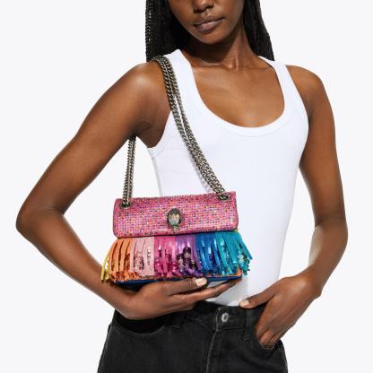 Kurt Geiger London Mini Kensington Fringe Bag - Multi Colored - view 2