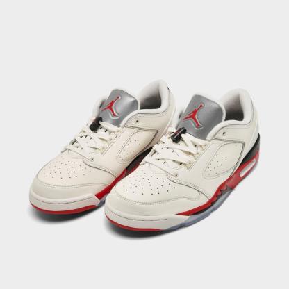 Men's Jordan Sixty Plus Low Casual Shoes - Sail/Black/Reflect Silver/Fire Red - view 2