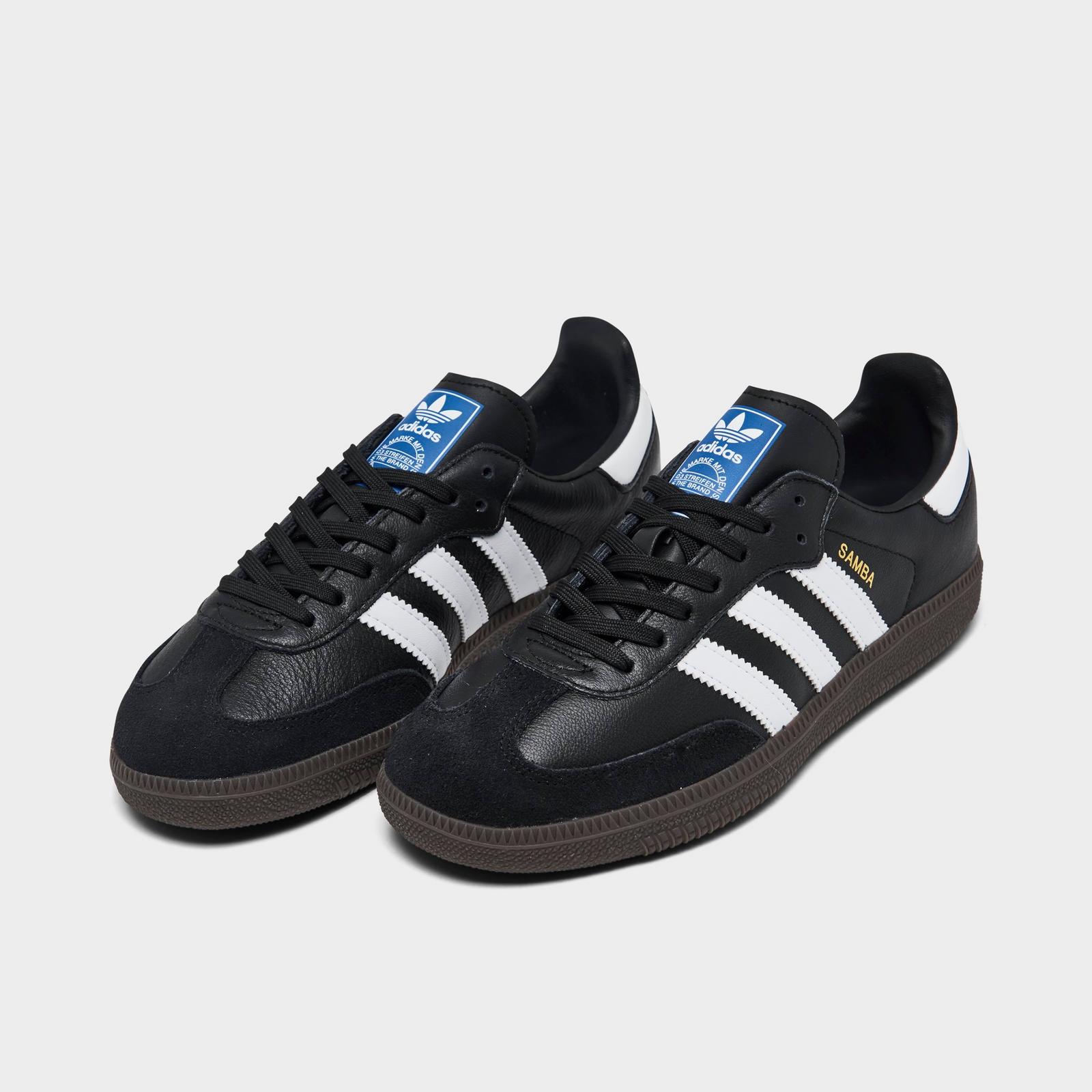 Little Kids' adidas Originals Samba OG Casual Shoes - Core Black/Footwear White/Gum 5 - view 2