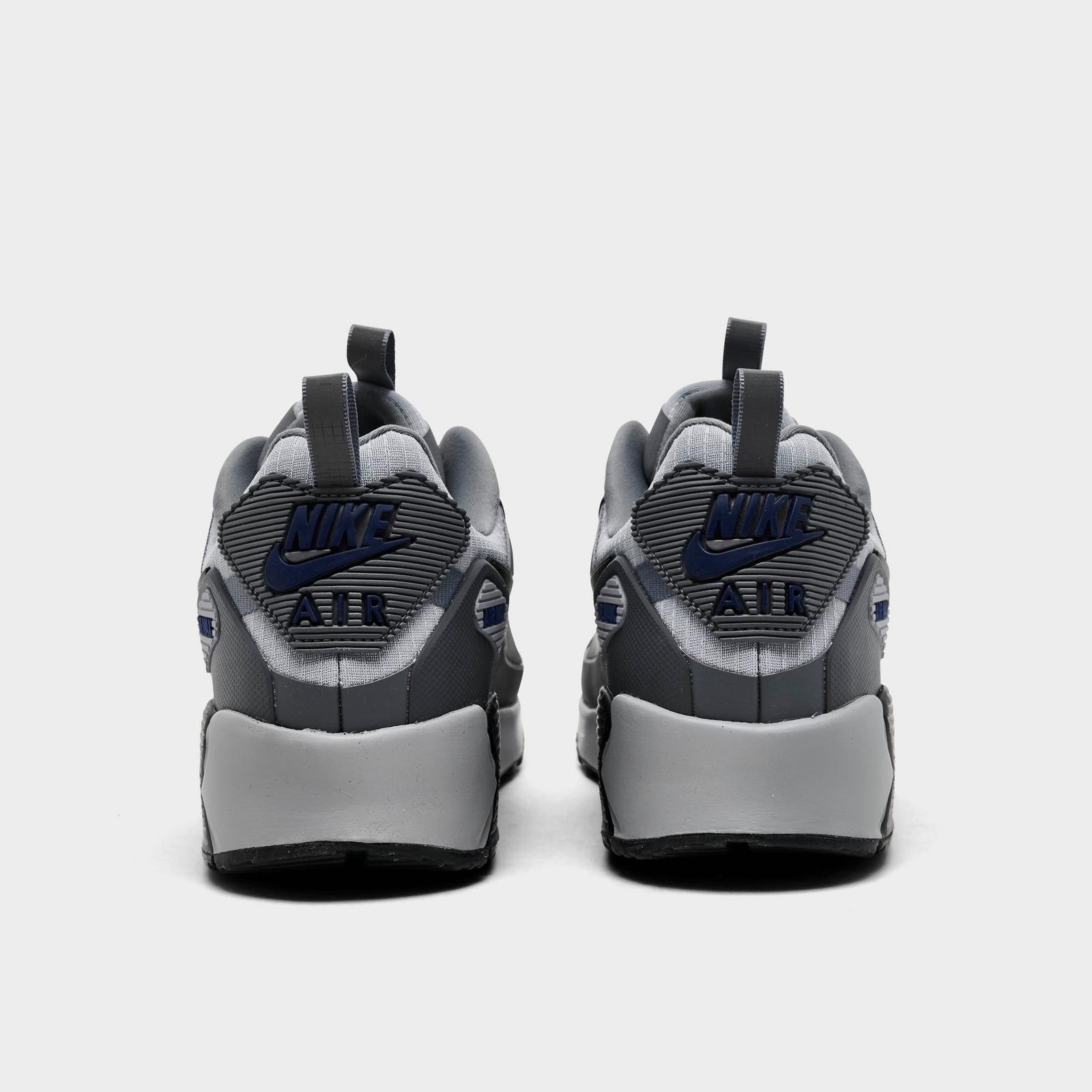 Men's Nike Air Max 90 Drift Casual Shoes - Cool Grey/Deep Royal Blue/Wolf Grey/Black