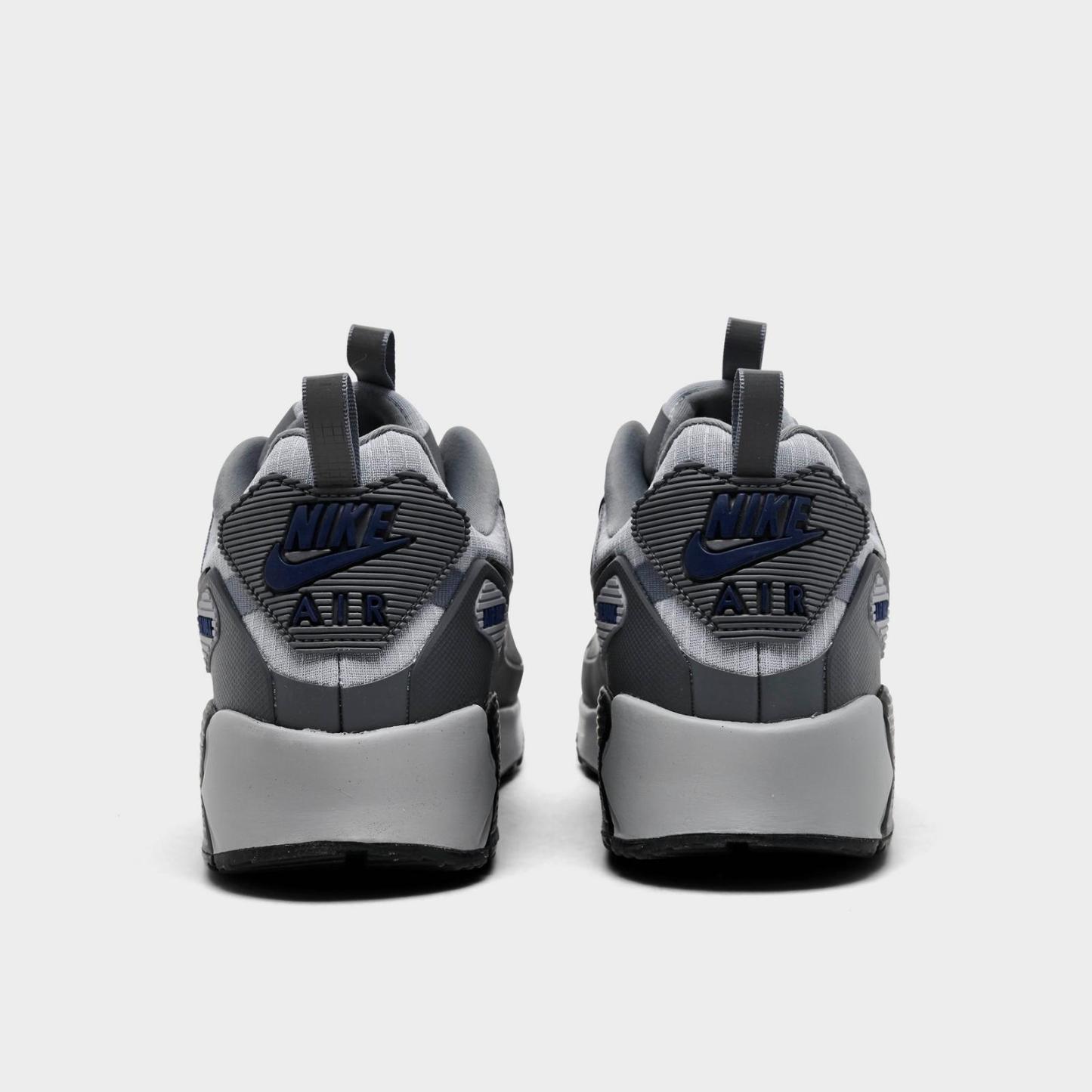 Men's Nike Air Max 90 Drift Casual Shoes - Cool Grey/Deep Royal Blue/Wolf Grey/Black