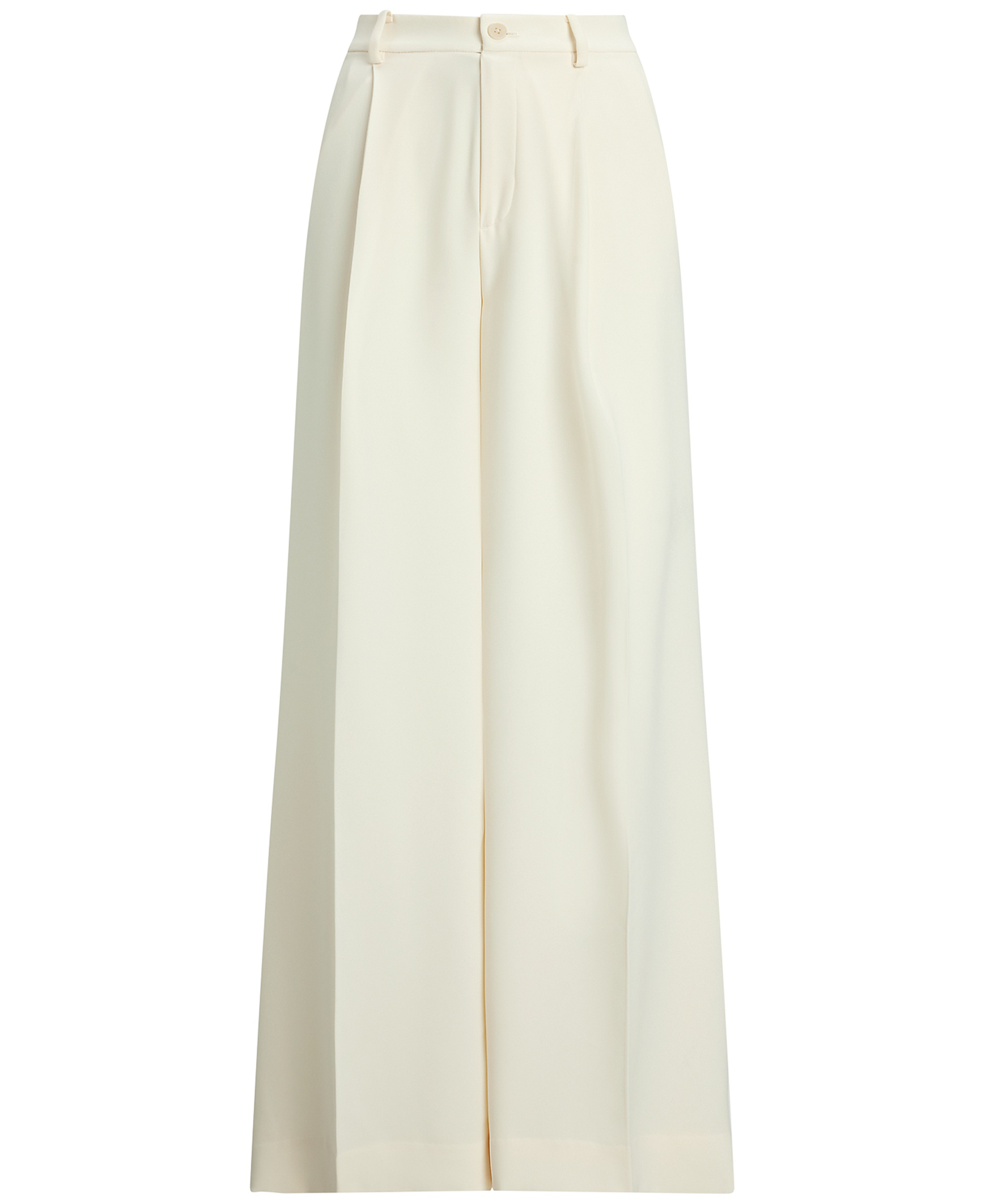 Lauren Ralph Lauren Women's High-Rise Wide-Leg Pants - Mascarpone Cream