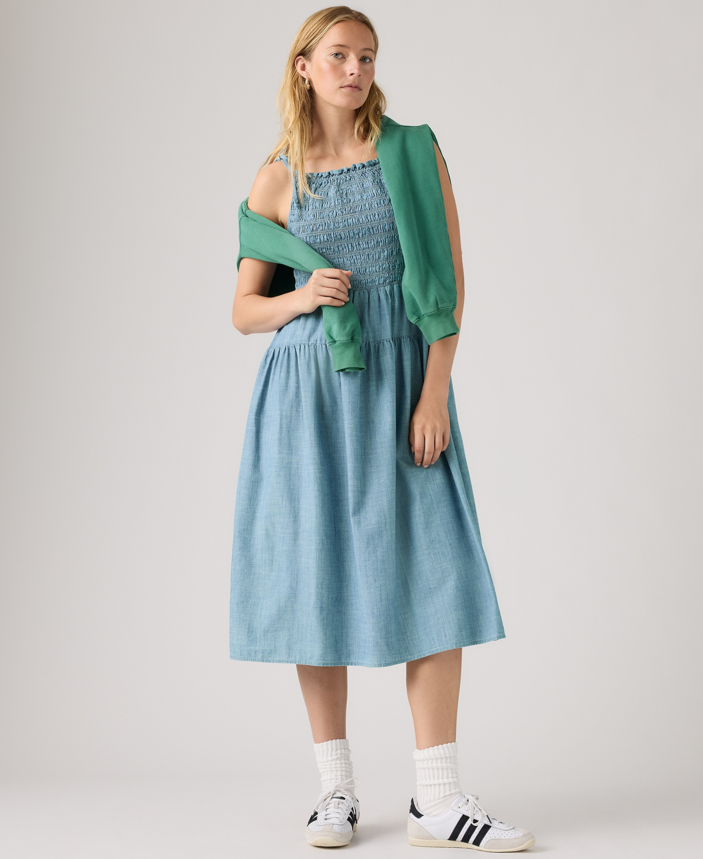Levi's Premium Women's Monaco Square Neck Sundress - Breezy Blues