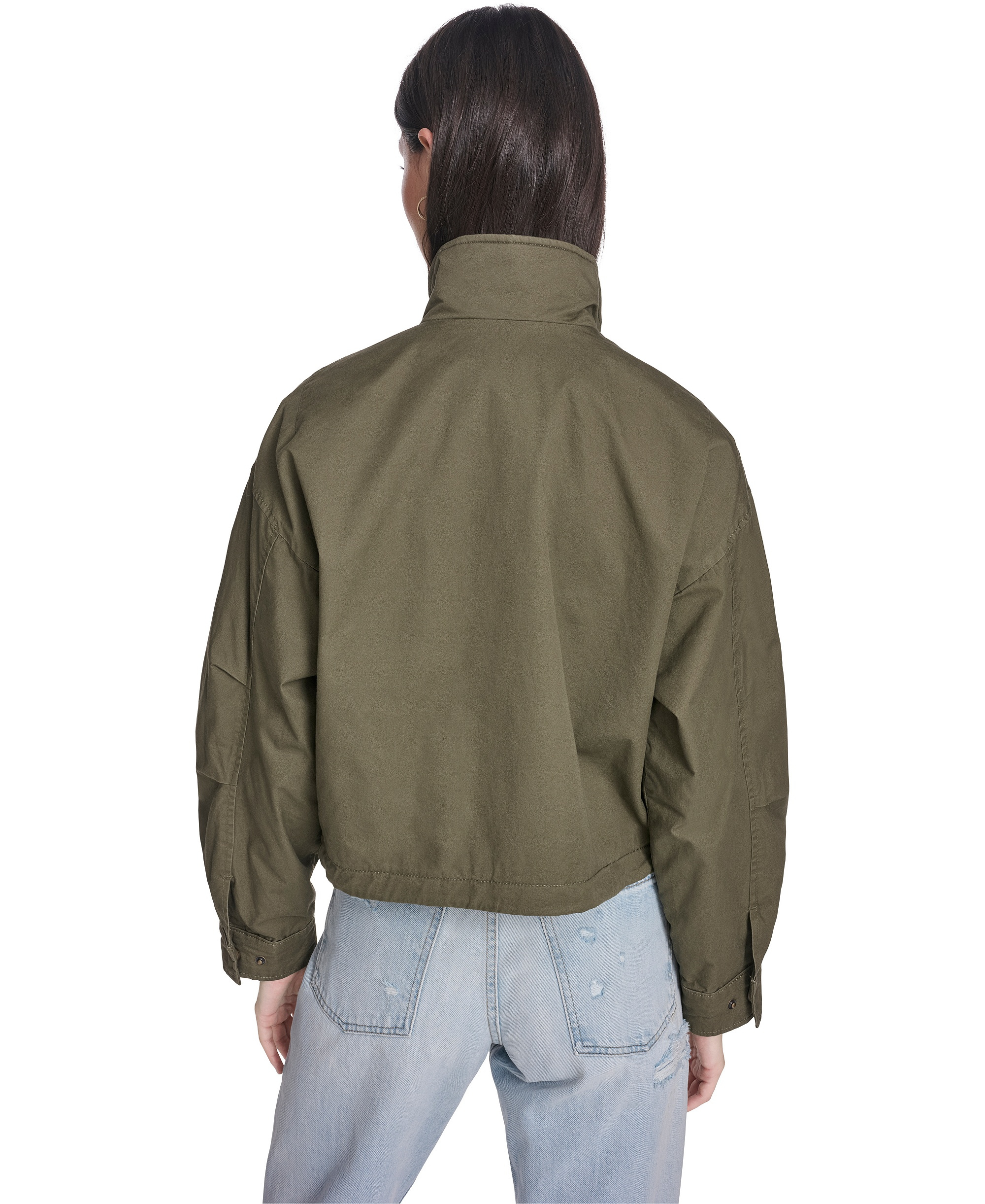 Levi's Women's Cropped Surplus Jacket - Olive