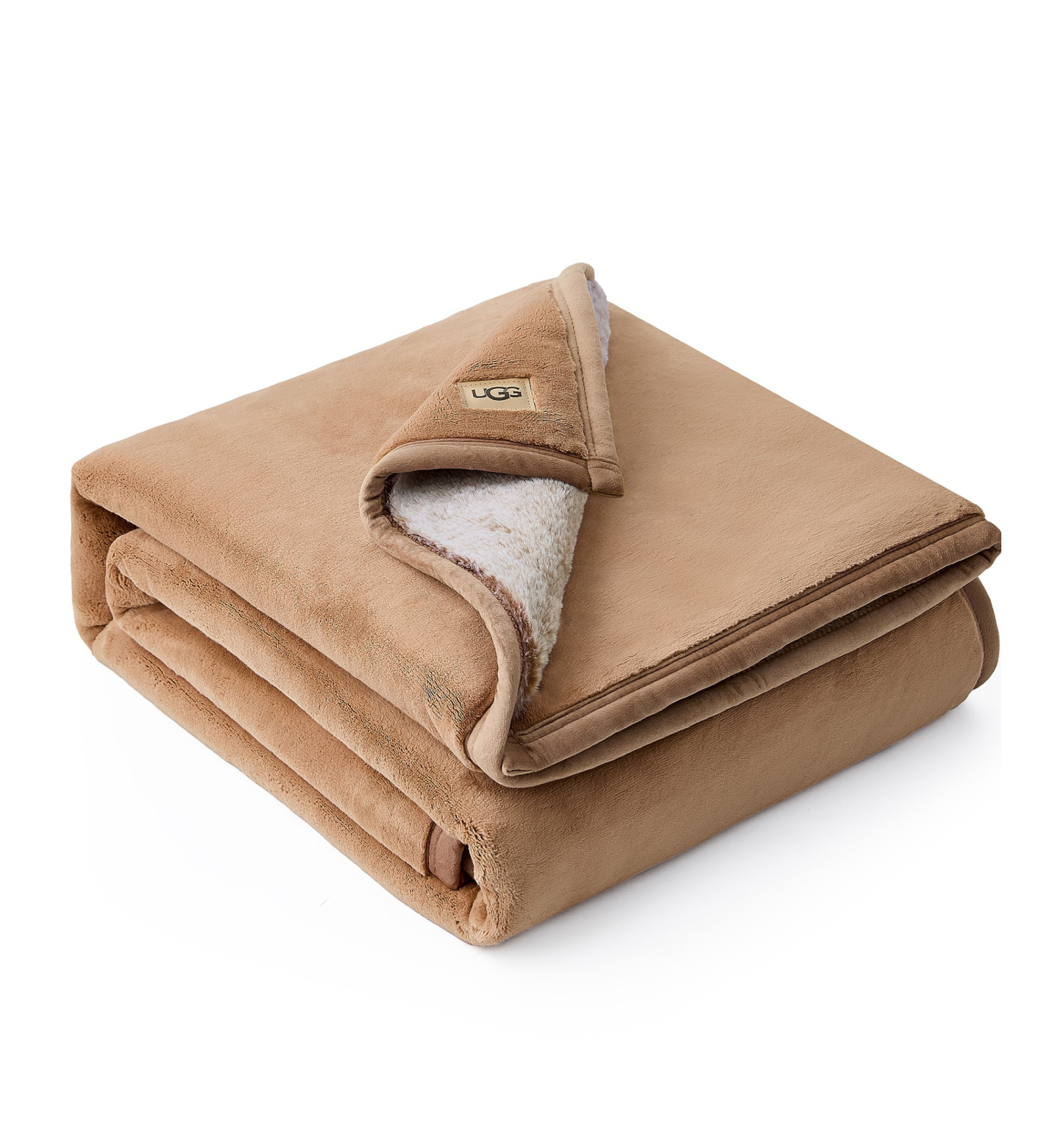 UGG® Salt Creek Reversible Throw, 50" x 70" - Sandalwood