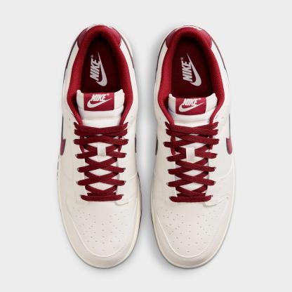 Men's Nike Dunk Low Retro Casual Shoes - Phantom/Phantom/Team Red