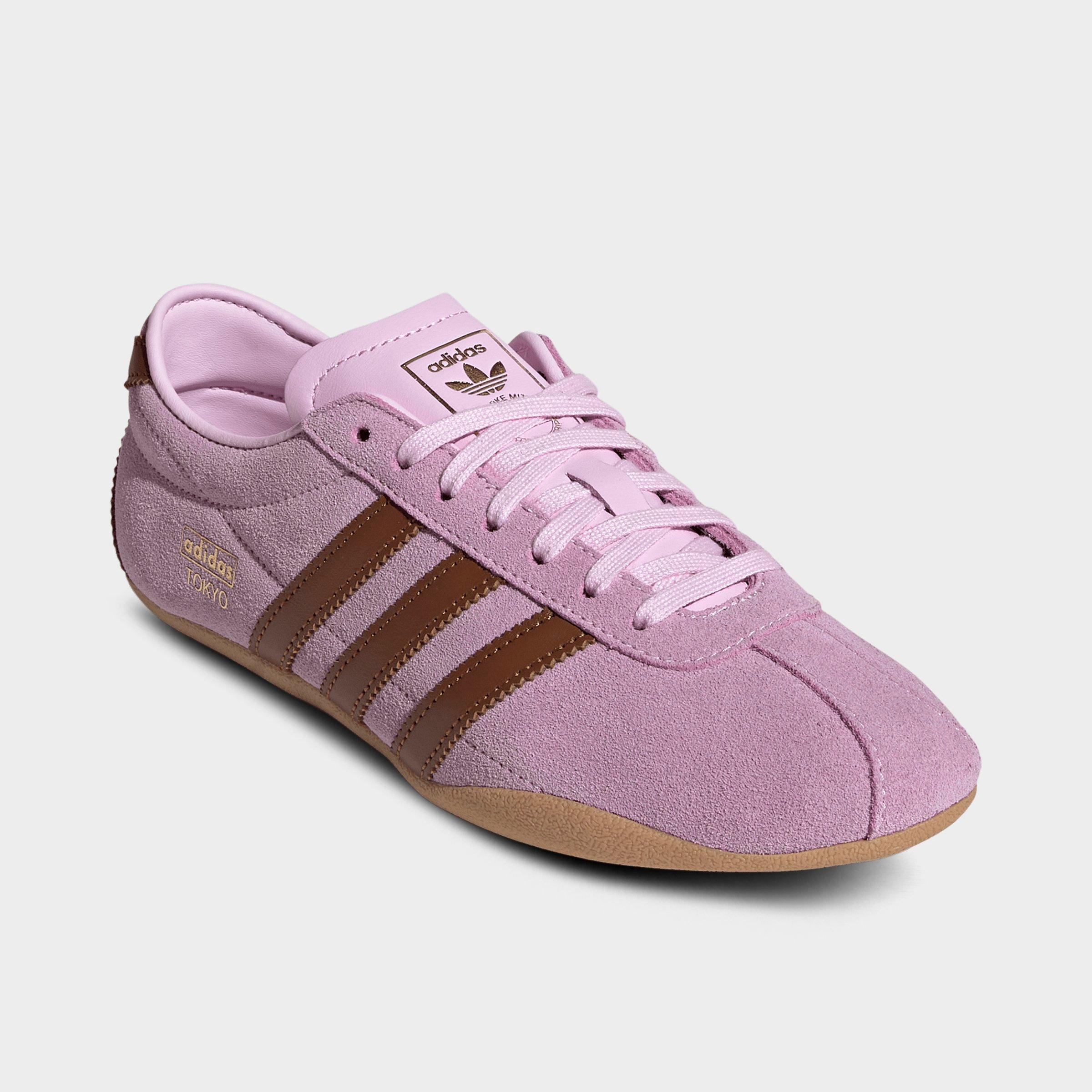 Women's adidas Originals Tokyo Casual Shoes - Part 1 - Orchid Fusion/Dusky Bronze/Gum - Both shoes facing left