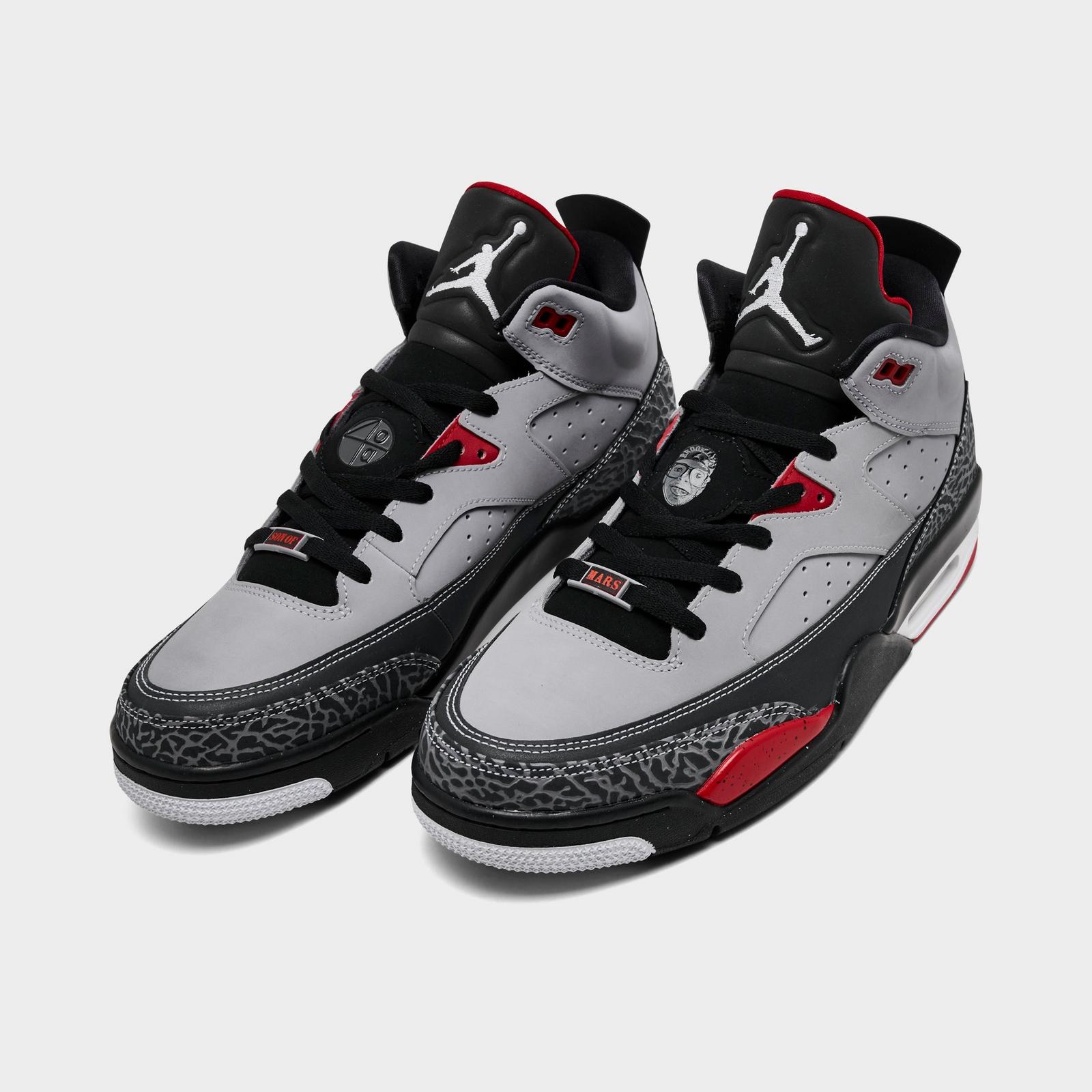 Men's Air Jordan Son of Mars Low Casual Shoes - White/Varsity Red/Light Smoke Grey/True Blue - view 2