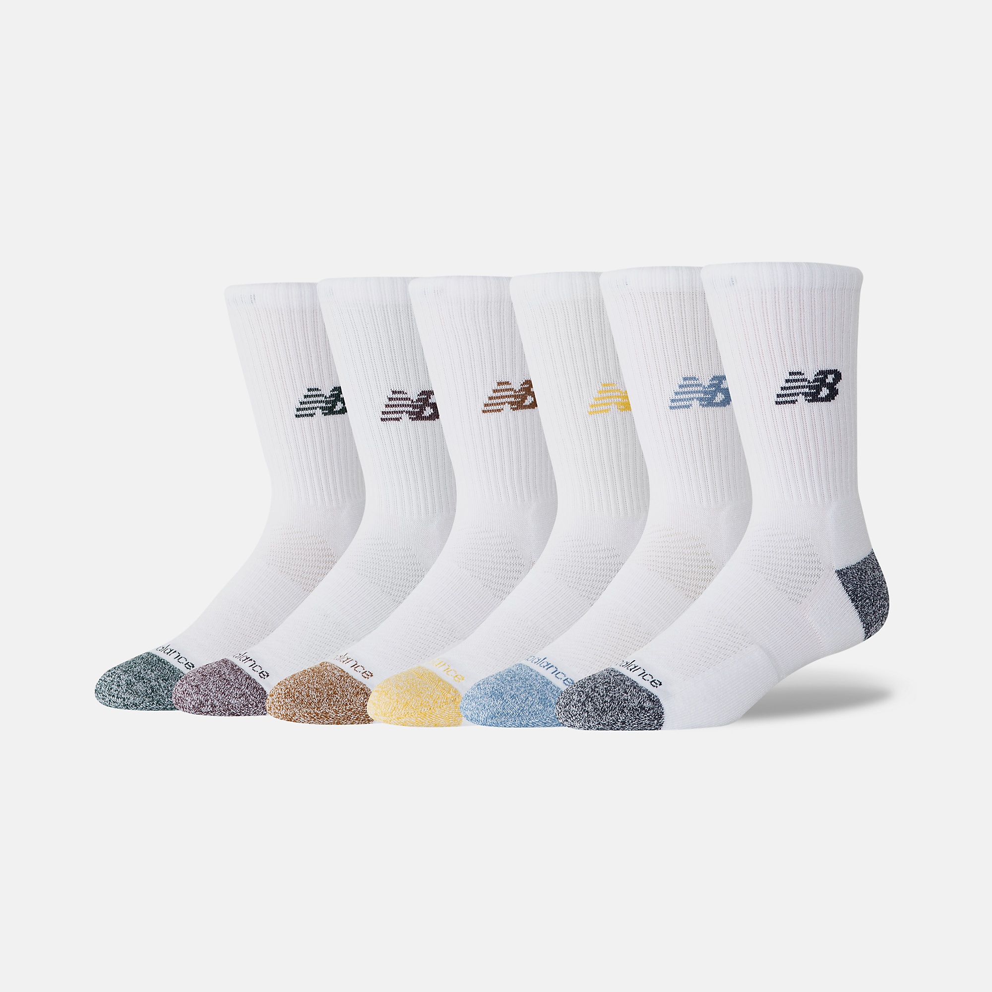 New Balance Active Crew Socks 6 Pack, LAS65201AS5