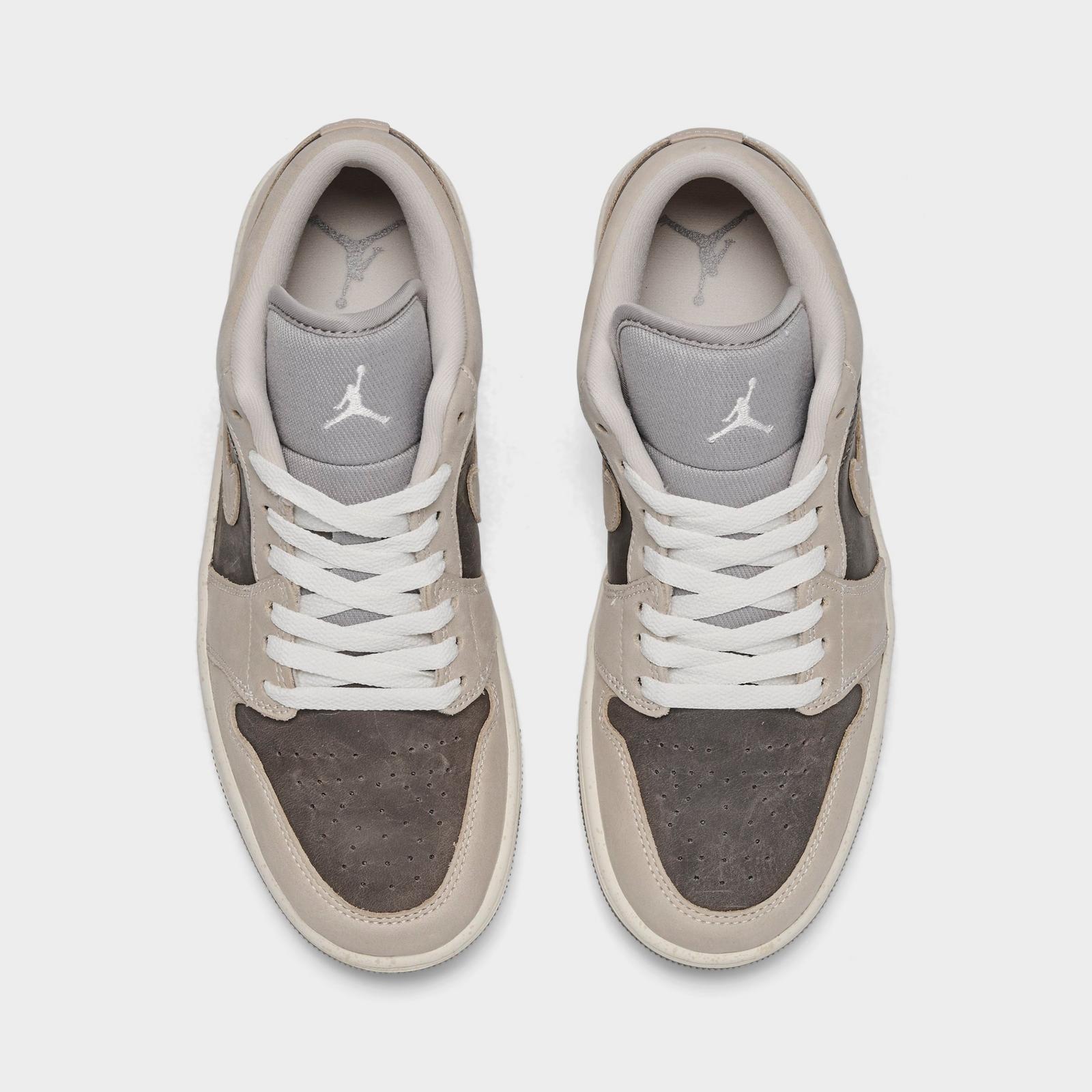 Women's Air Jordan 1 Low SE Casual Shoes - Enigma Stone/Oatmeal/Pale Ivory/Hemp - view 5