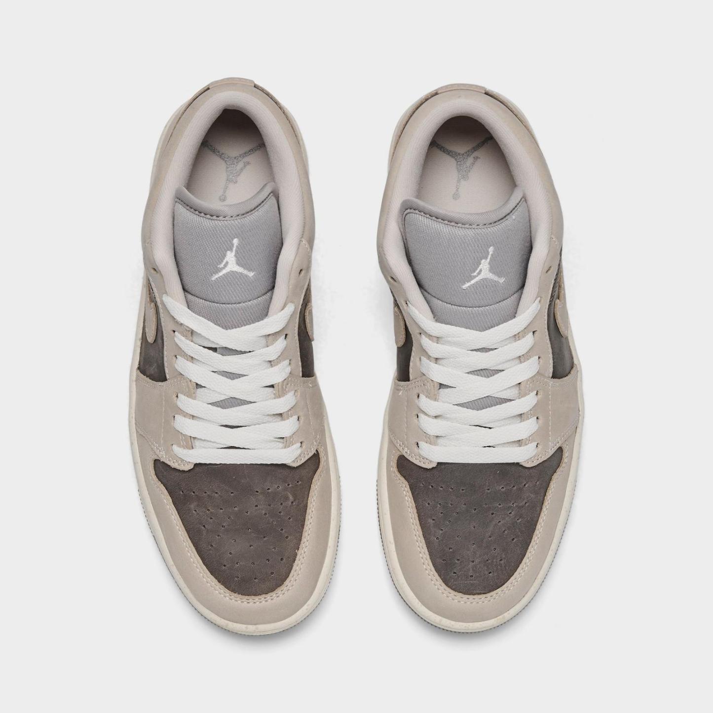 Women's Air Jordan 1 Low SE Casual Shoes - Enigma Stone/Oatmeal/Pale Ivory/Hemp - view 5