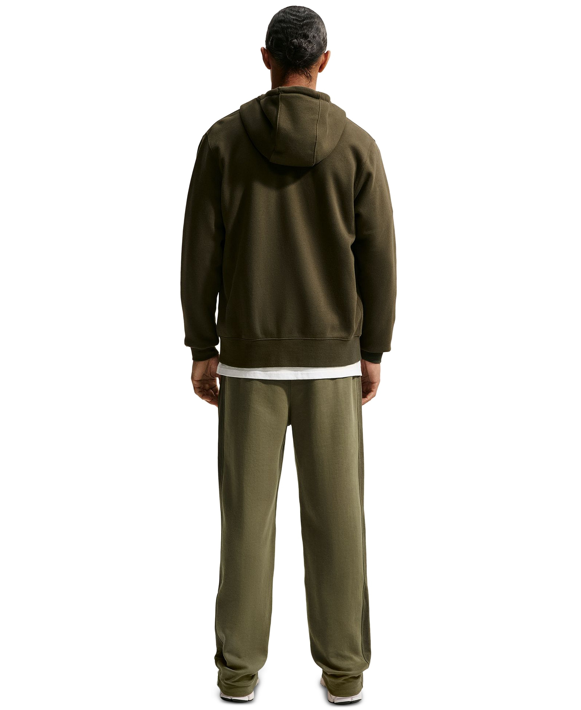 Nike Sportswear Club Men's Varsity Open-Hem Pants - Medium Olive/White