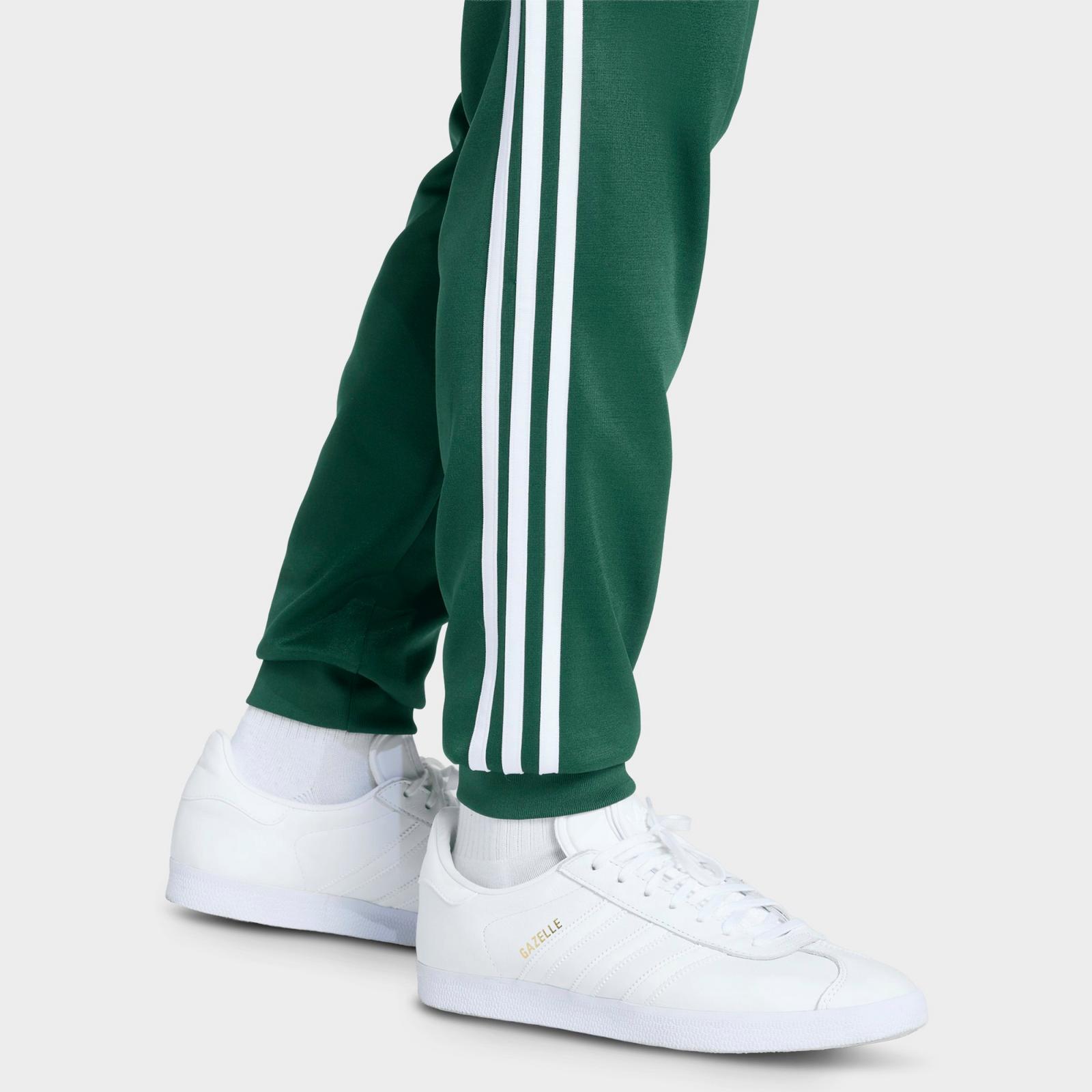 Men's adidas Originals SST Track Pants - Collegiate Green - view 5