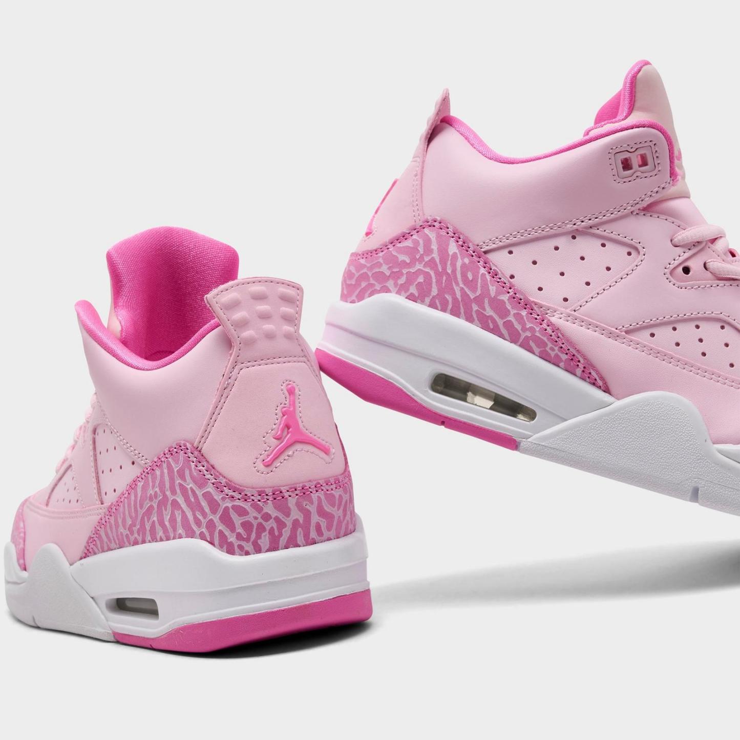 Big Kids' Air Jordan Son of Mars Low Casual Shoes - Pink Foam/White/China Rose - view 3