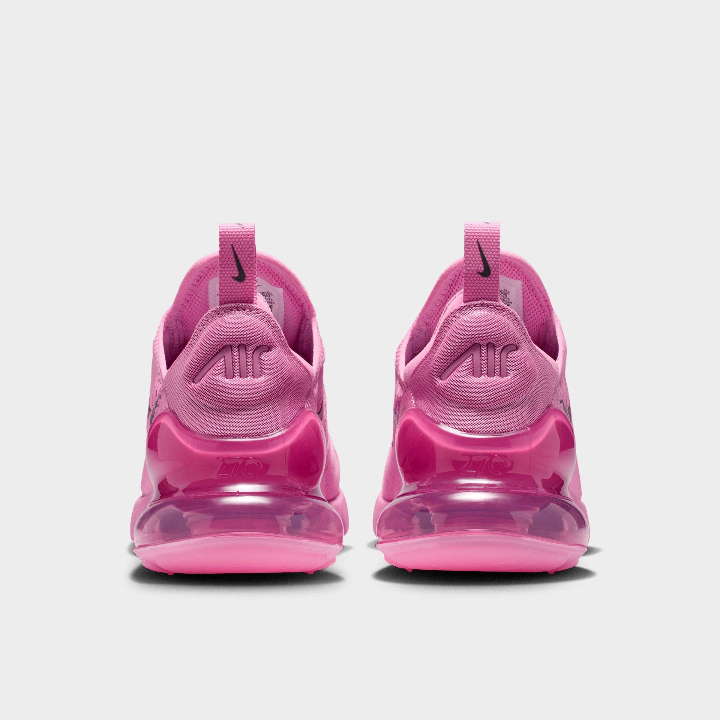 Women's Nithtke Air Max 270 Casual Shoes - Part 1 - Light Magenta/Light Magenta/Smoke Grey - Back view