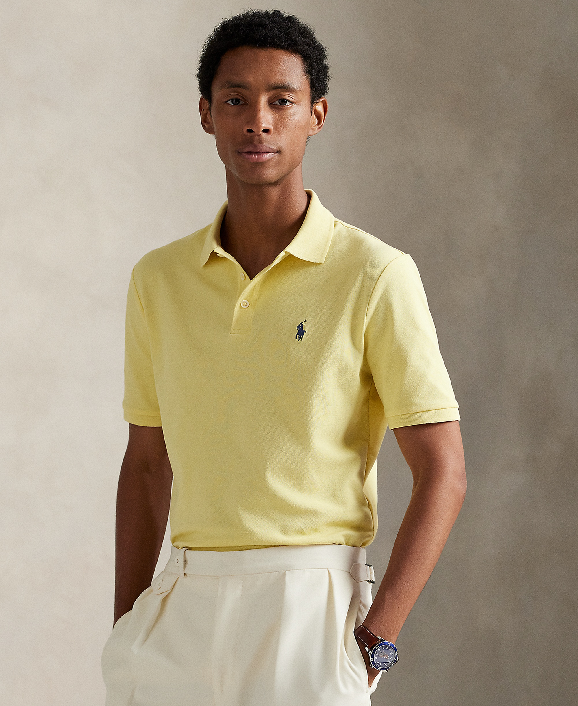Polo Ralph Lauren Men's Classic-Fit Polo Shirt - Wicket Yellow
