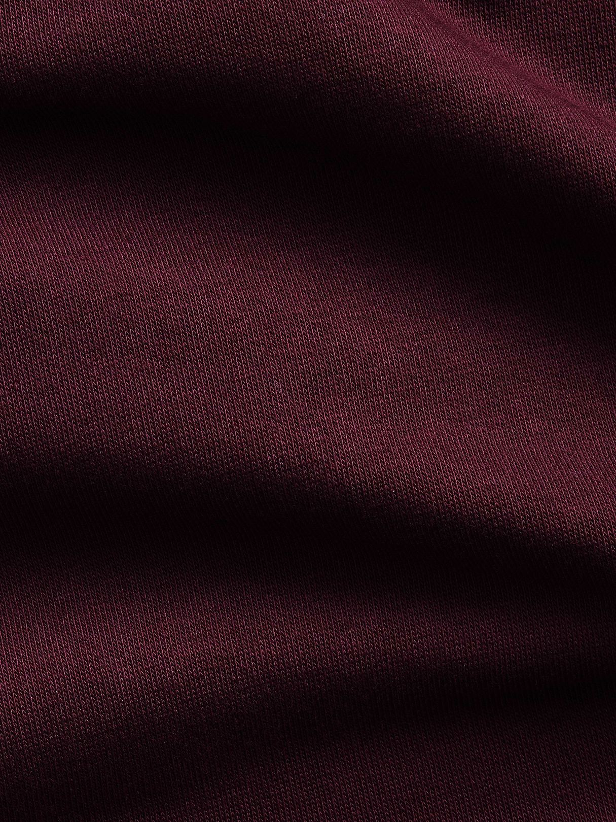 VintageSoft Terry Oversized Wedge Side-Slit Sweatshirt - Purple burgundy