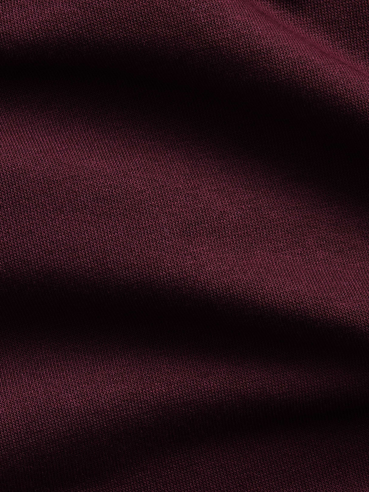 VintageSoft Terry Oversized Wedge Side-Slit Sweatshirt - Purple burgundy