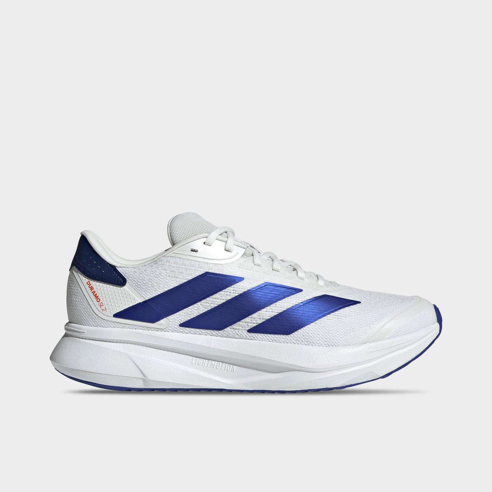 Men's adidas Duramo SL 2.0 Running Shoes - White/Lucid Blue/Dark Blue - view 1