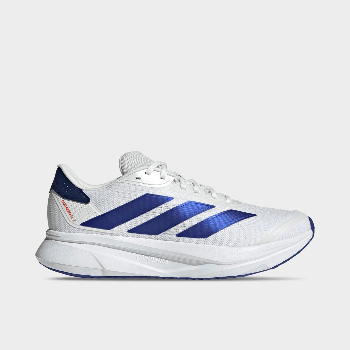 Men's adidas Duramo SL 2.0 Running Shoes - White/Lucid Blue/Dark Blue - view 1