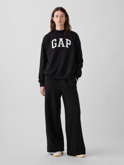 VintageSoft Baggy Sweatpants - True black