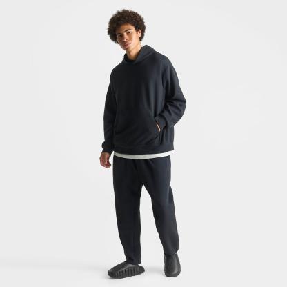Men's Nithtke 24.7 ImpossiblySoft Dri-FIT Pullover Hoodie - Black/Black/Dark Smoke Grey