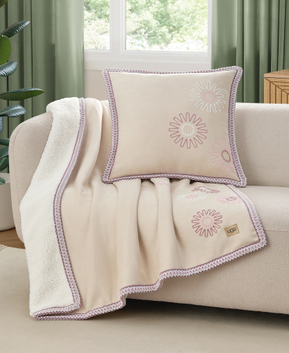 Kirkwood UGG Braid Throw, 50" x 70" - Cream