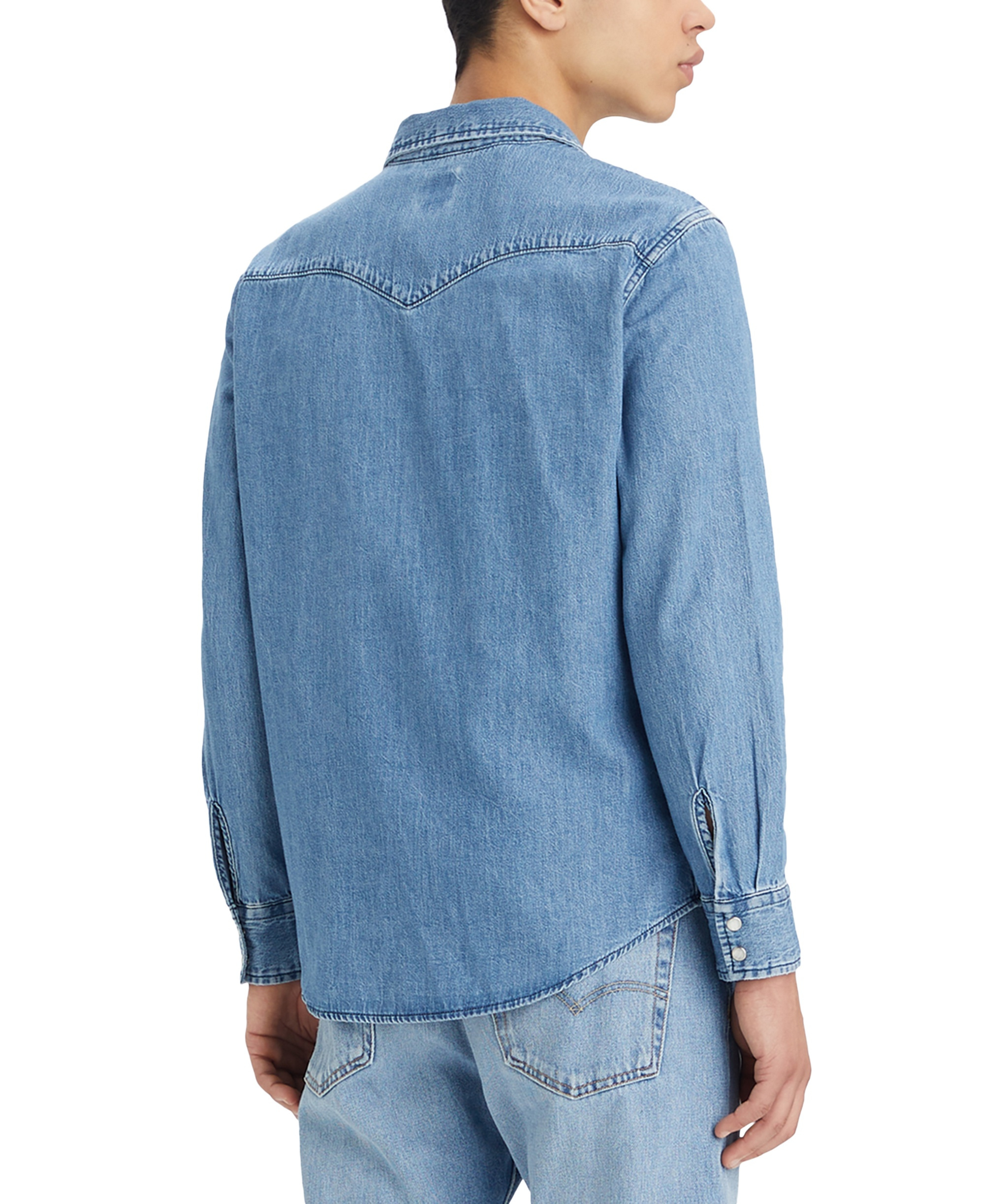 Levi's Men's Classic-Fit Western Shirt - Lyon Medium Wash