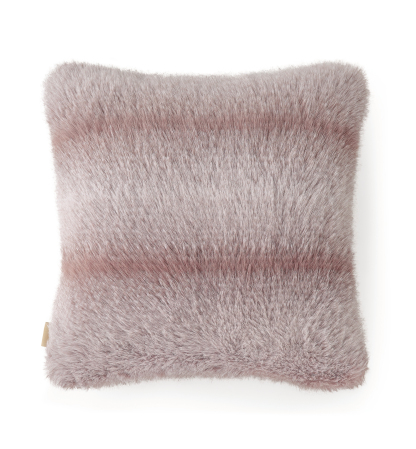 UGG® Clyde Faux Fur Pillow, 20" x 20" - Rosewood, Snow